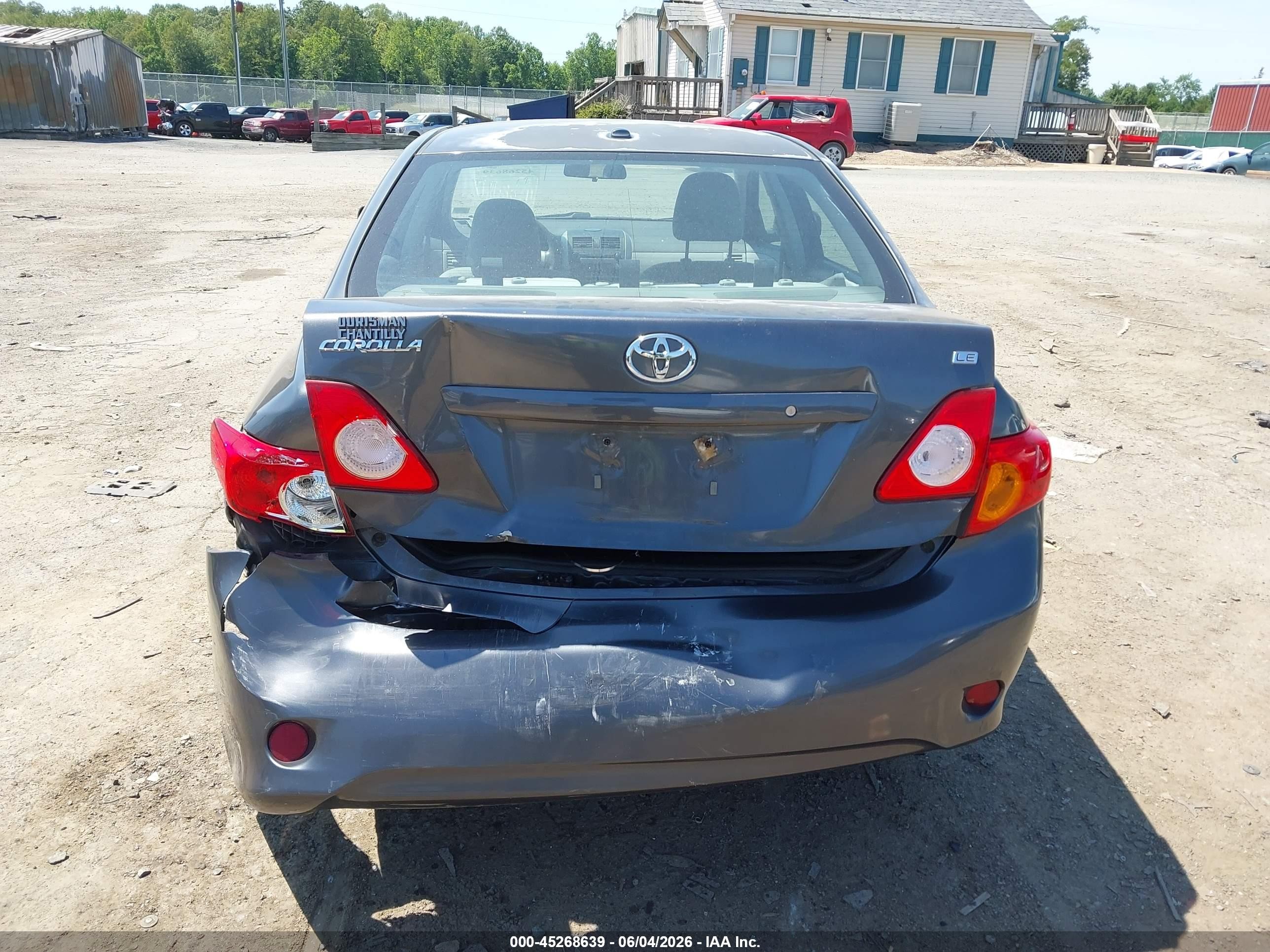 2010 Toyota Corolla Le Gray vin: 1NXBU4EE6AZ329512