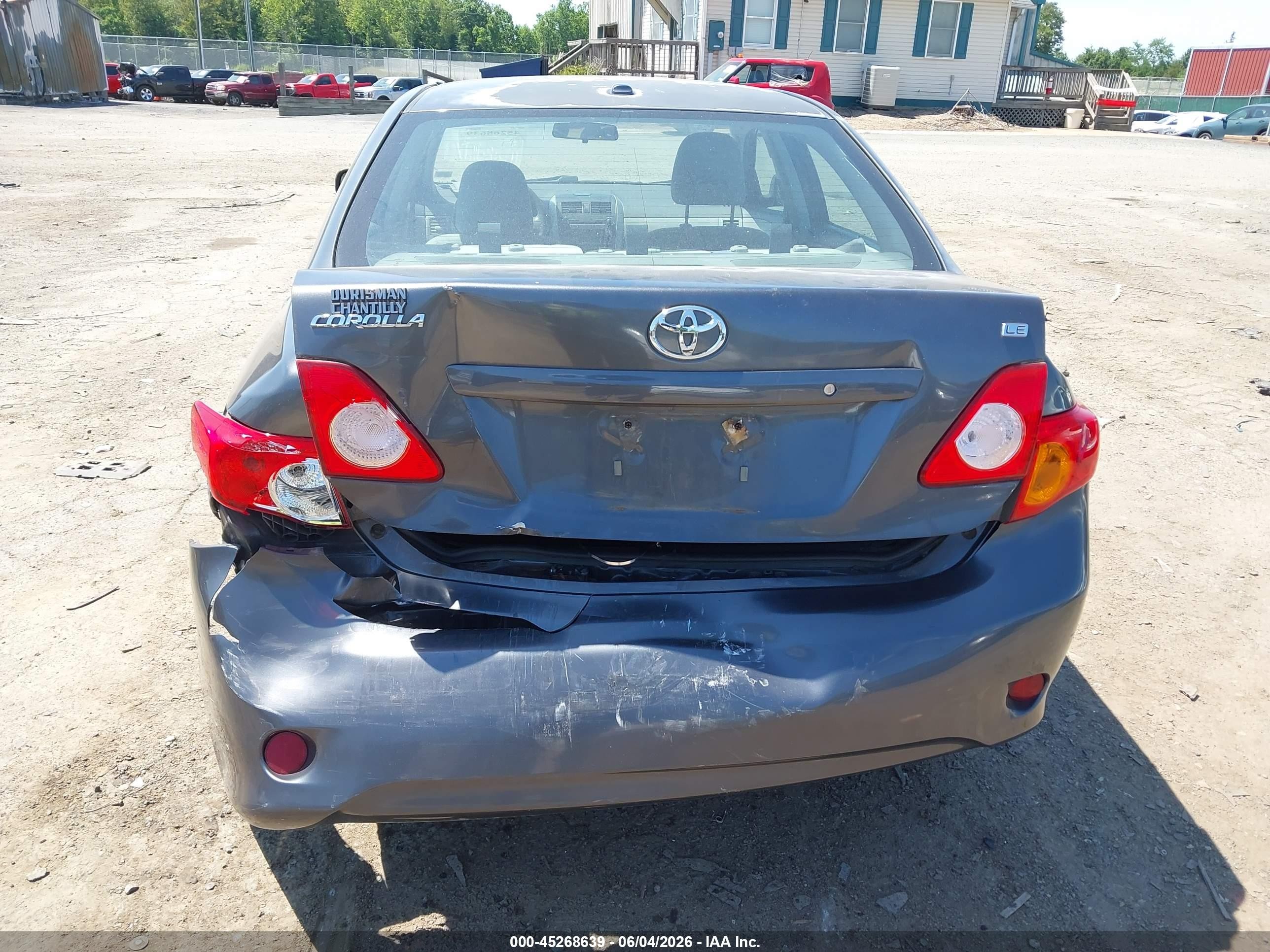 2010 Toyota Corolla Le Gray vin: 1NXBU4EE6AZ329512