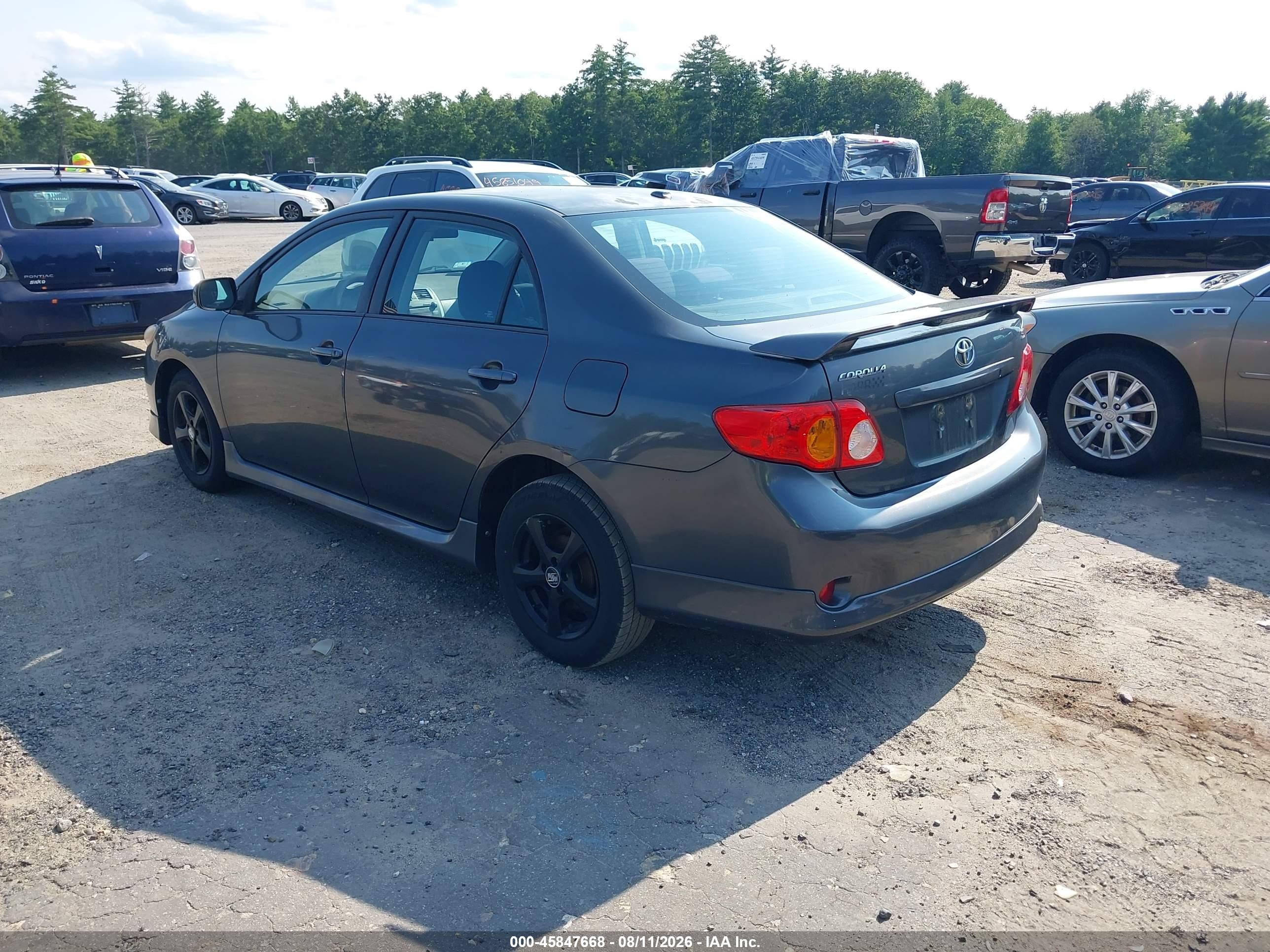 2010 Toyota Corolla S Gray vin: 1NXBU4EE6AZ332362