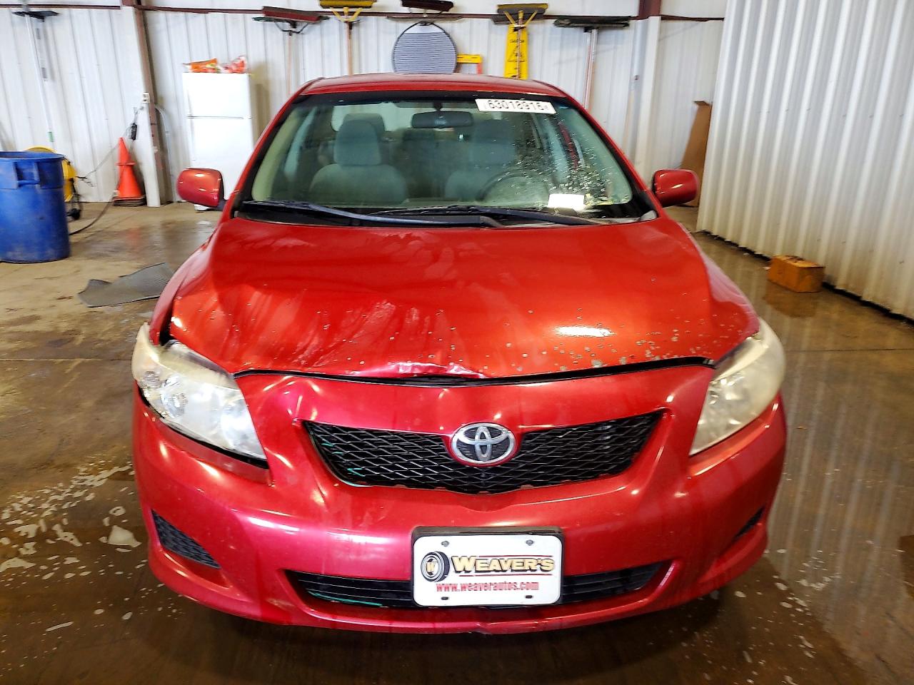 2010 Toyota Corolla Le Red vin: 1NXBU4EE6AZ332734