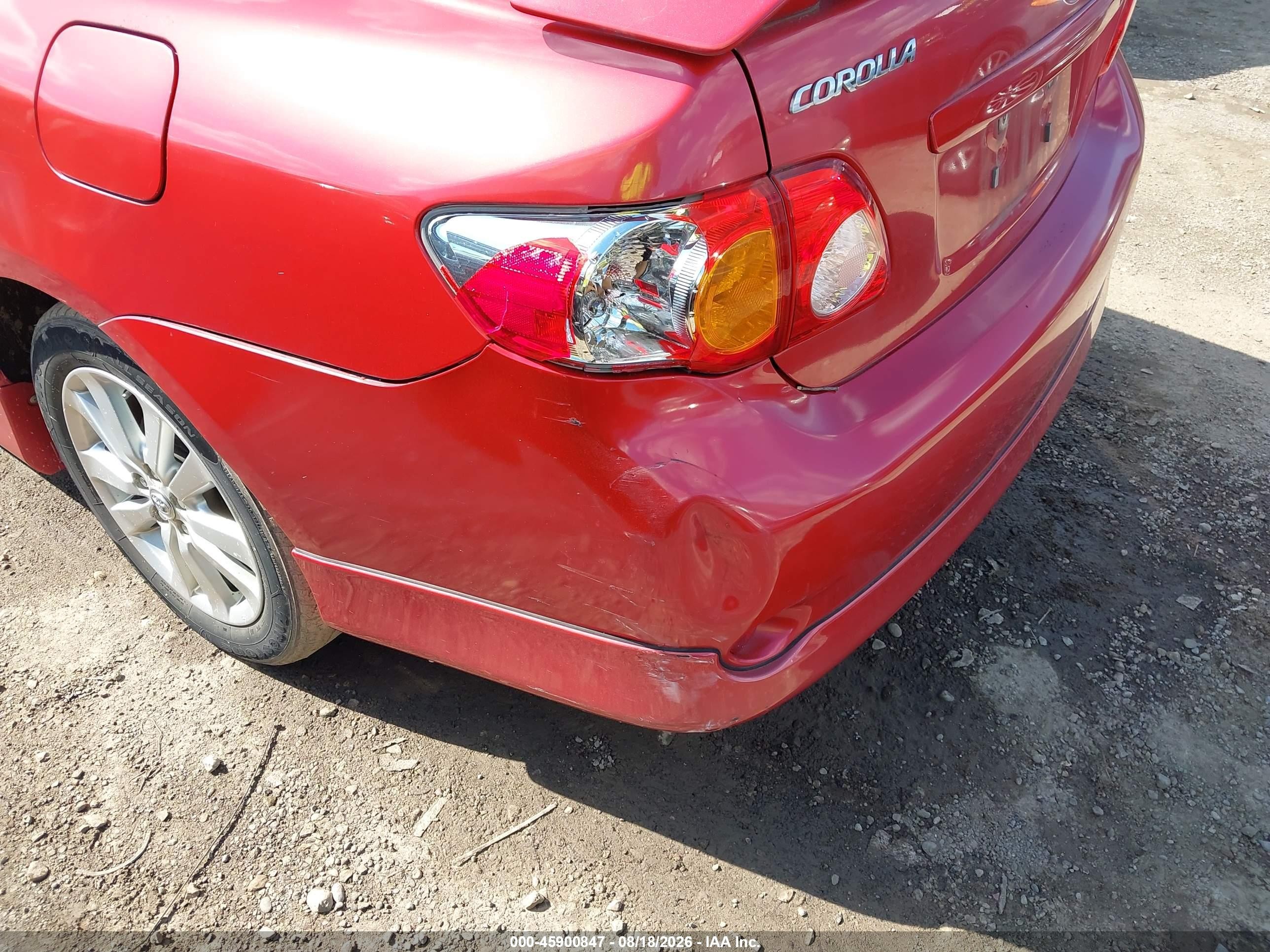 2010 Toyota Corolla S Burgundy vin: 1NXBU4EE6AZ343393