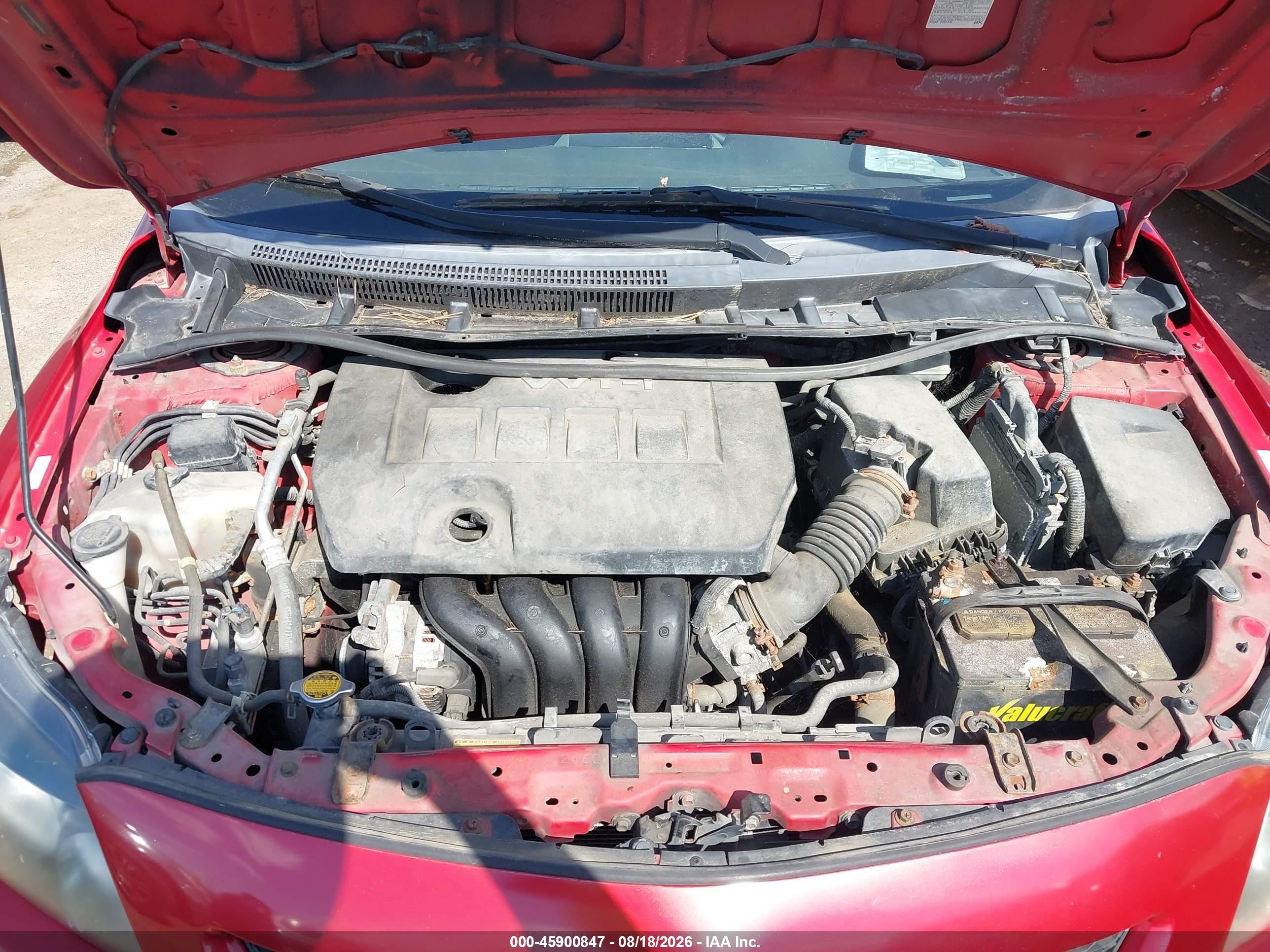 2010 Toyota Corolla S Burgundy vin: 1NXBU4EE6AZ343393
