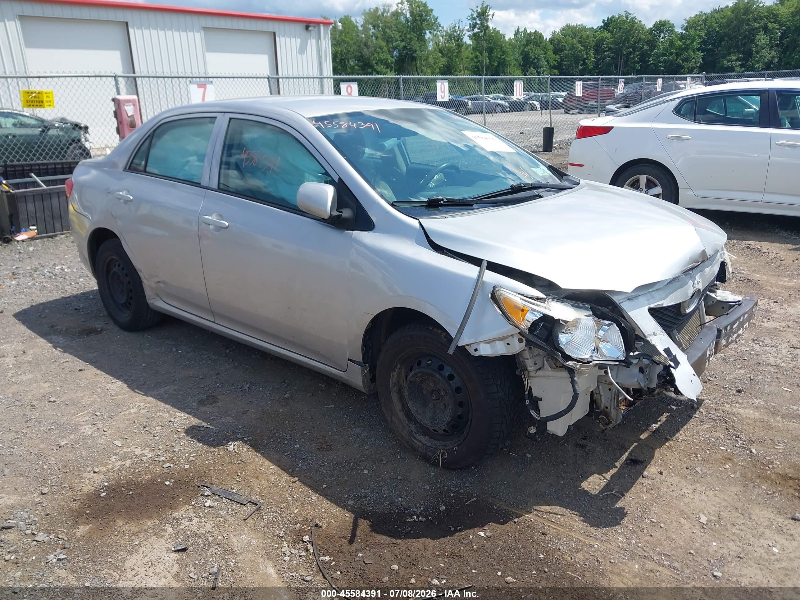 2010 Toyota Corolla Le Gray vin: 1NXBU4EE6AZ343717