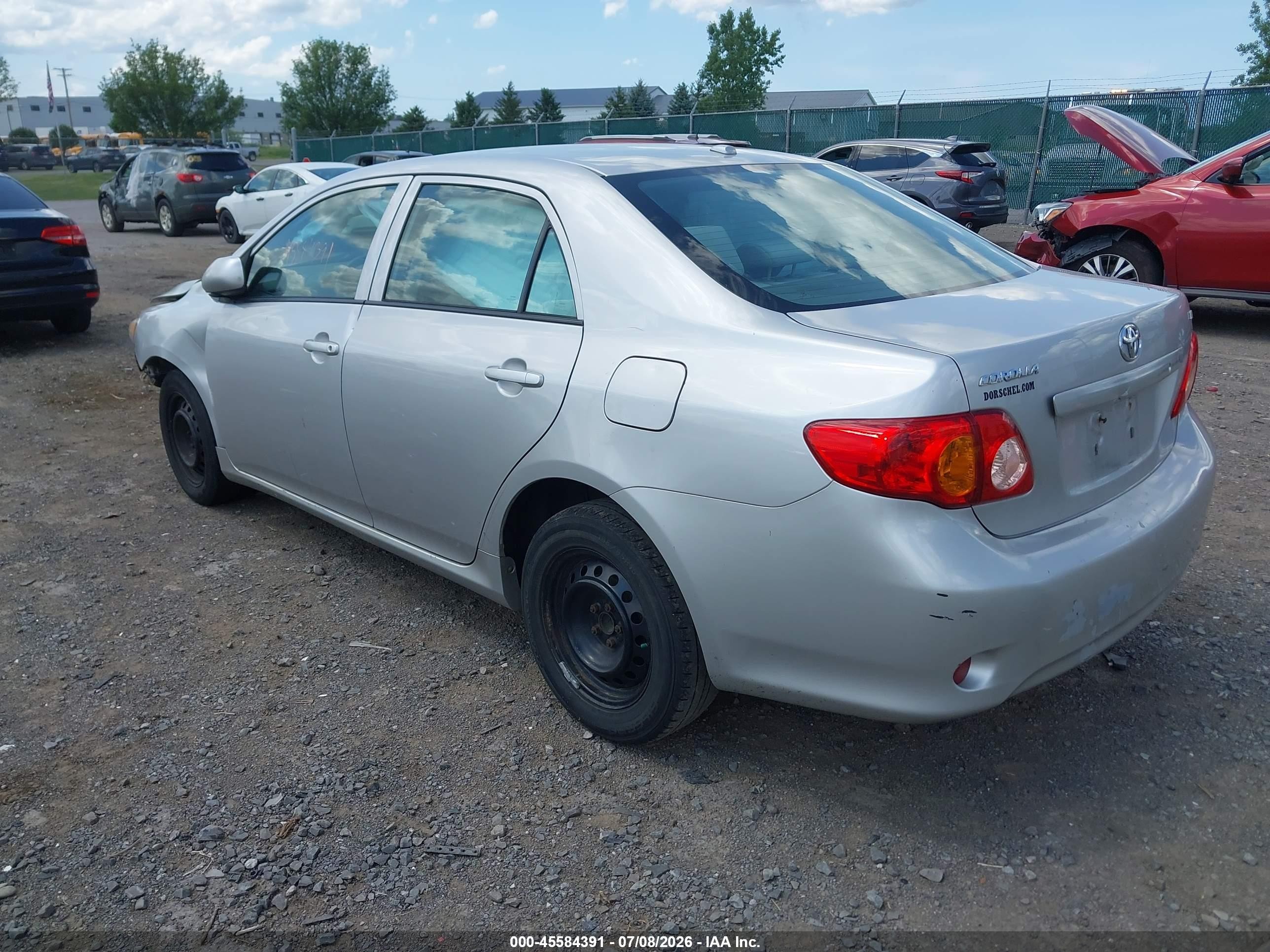 2010 Toyota Corolla Le Gray vin: 1NXBU4EE6AZ343717
