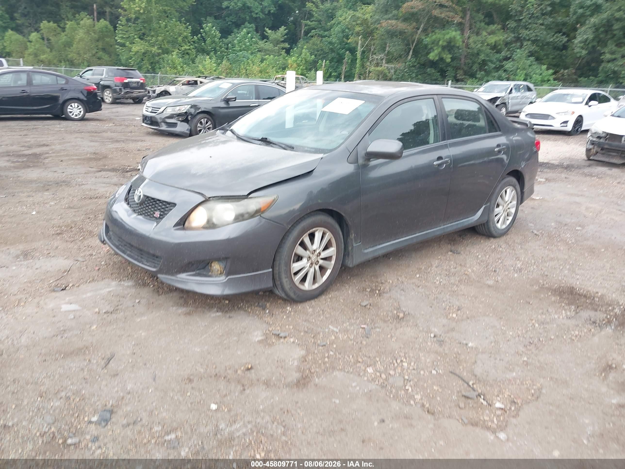 2010 Toyota Corolla S Gray vin: 1NXBU4EE6AZ346214