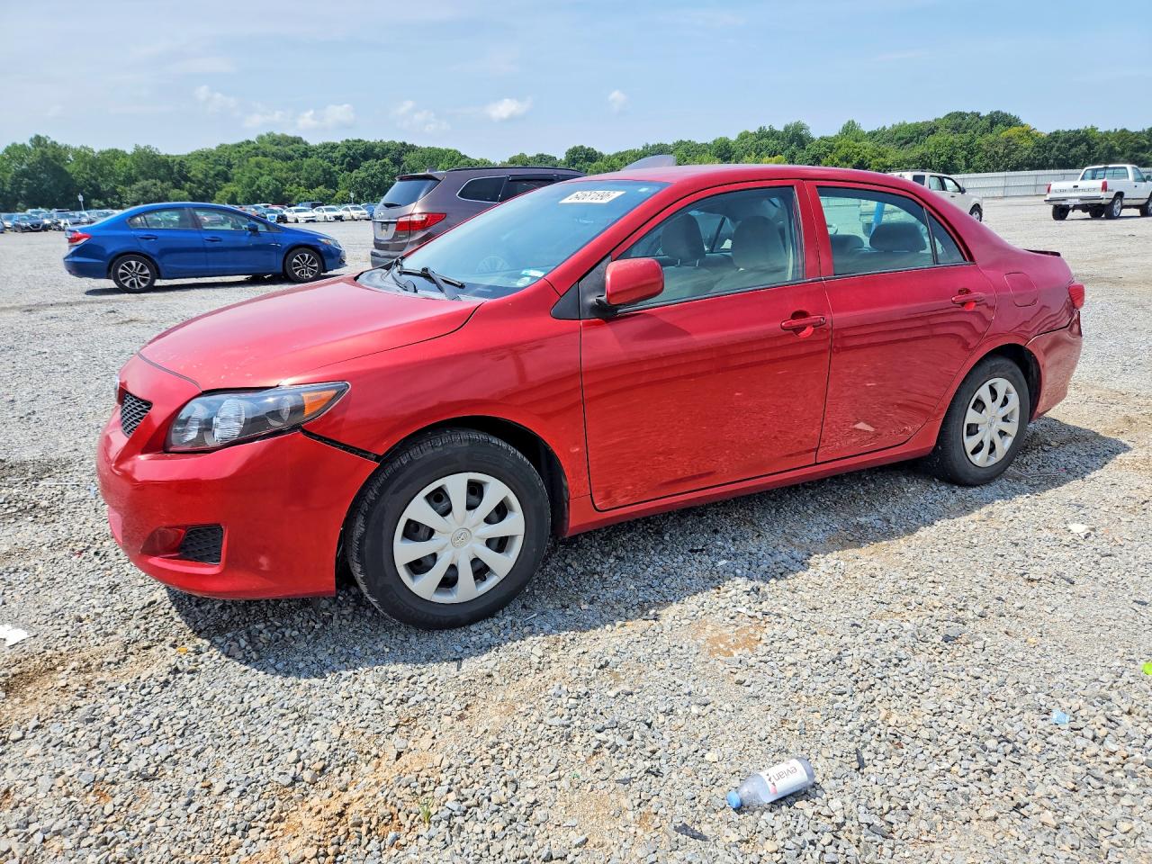2010 Toyota Corolla Le Red vin: 1NXBU4EE6AZ354538