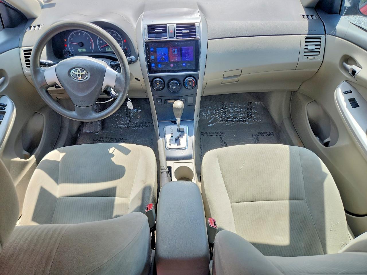 2010 Toyota Corolla Le Red vin: 1NXBU4EE6AZ354538