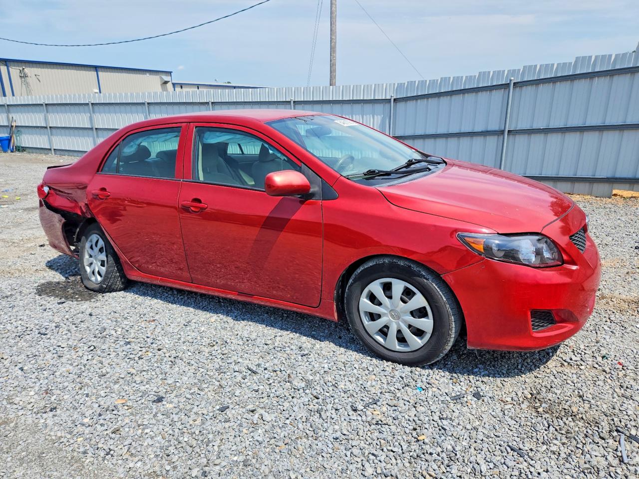 2010 Toyota Corolla Le Red vin: 1NXBU4EE6AZ354538