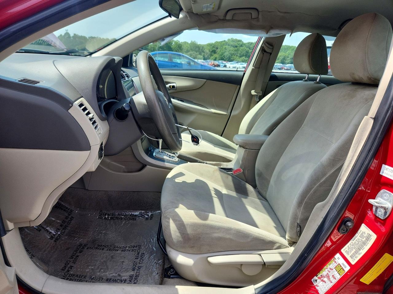 2010 Toyota Corolla Le Red vin: 1NXBU4EE6AZ354538
