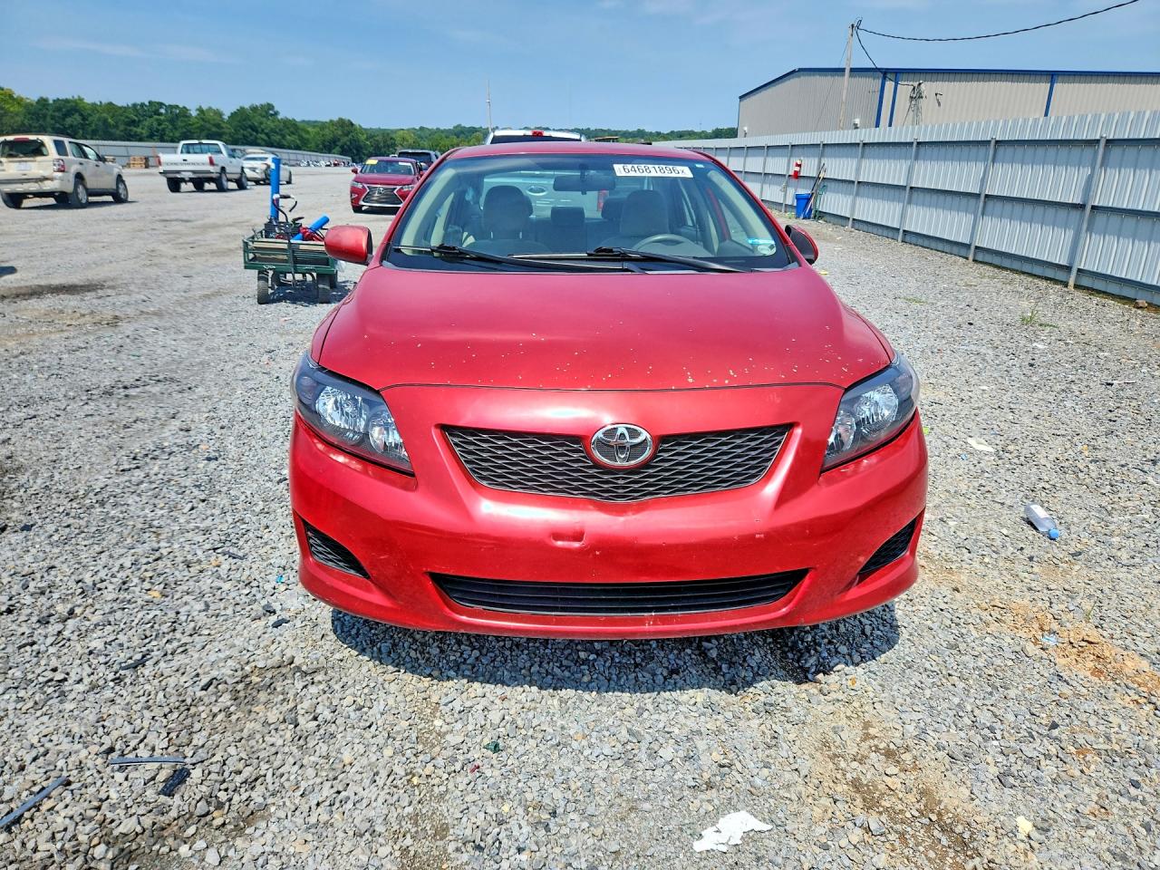 2010 Toyota Corolla Le Red vin: 1NXBU4EE6AZ354538