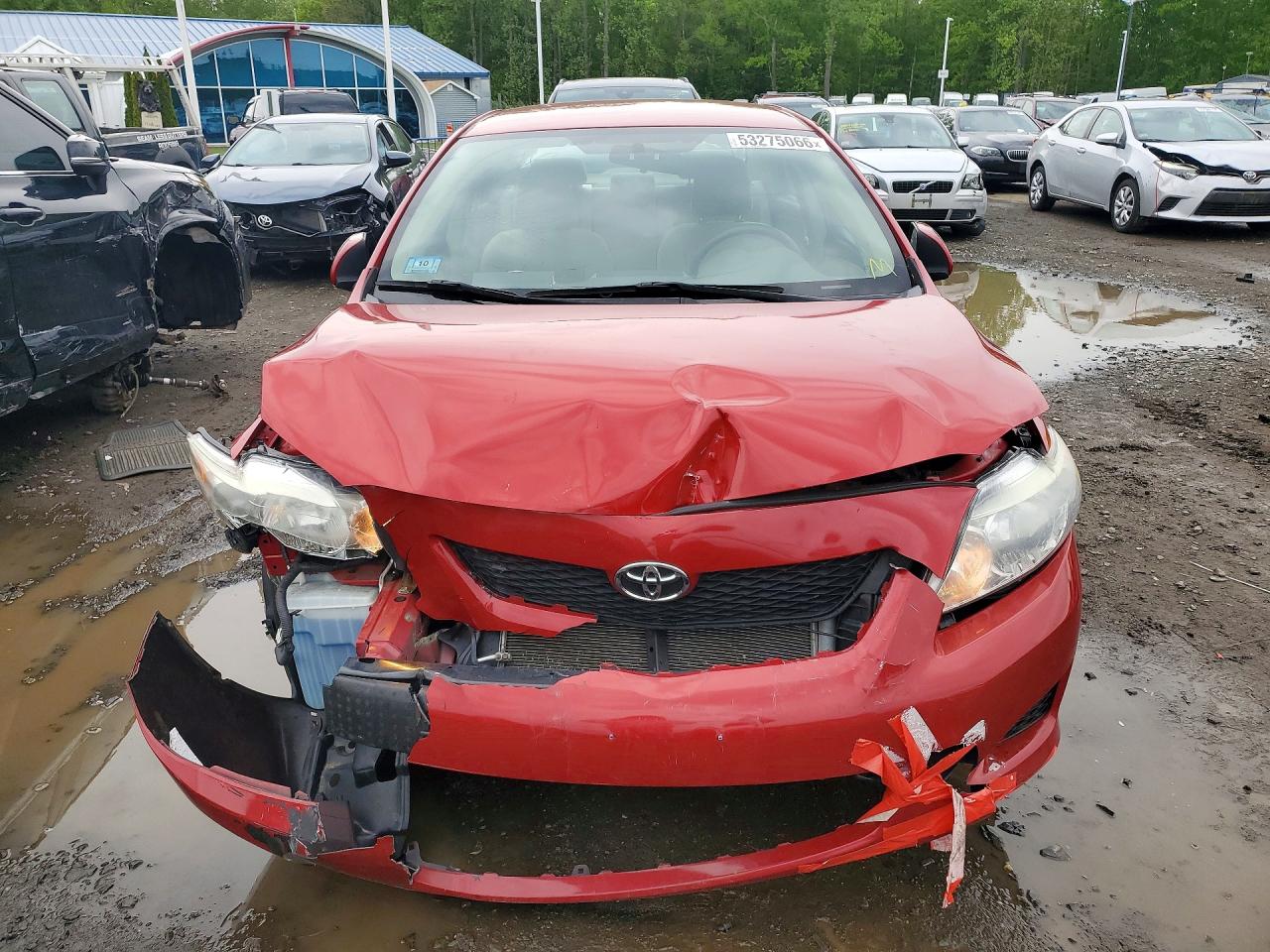2010 Toyota Corolla Le Красный vin: 1NXBU4EE6AZ357942