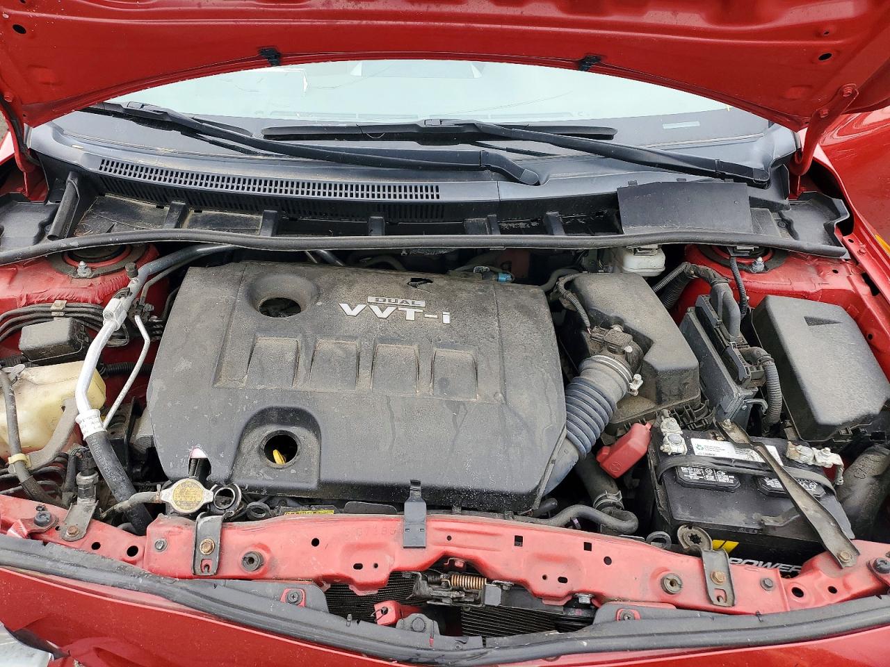 2010 Toyota Corolla Le Красный vin: 1NXBU4EE6AZ357942