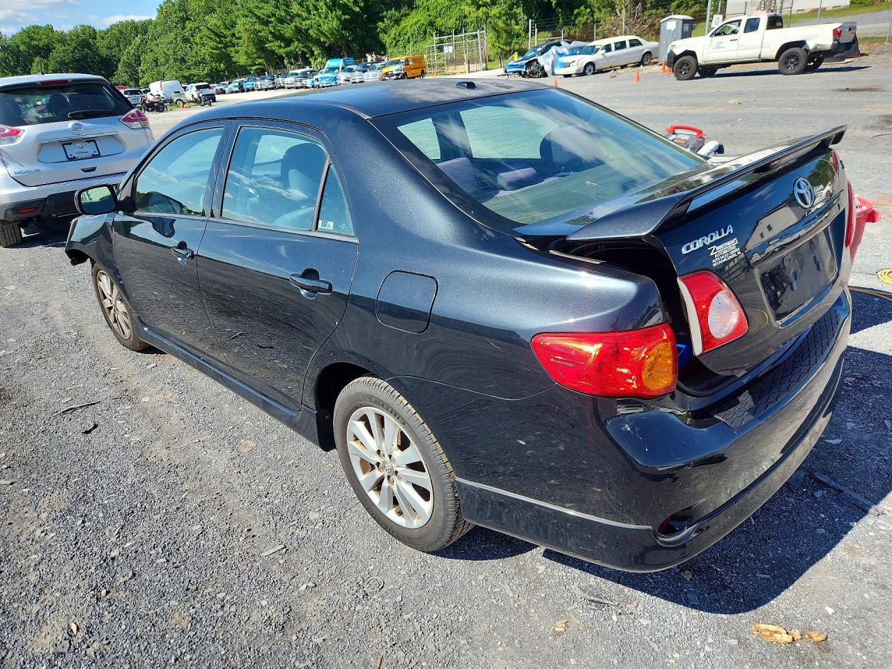 2010 Toyota Corolla S Black vin: 1NXBU4EE6AZ361795