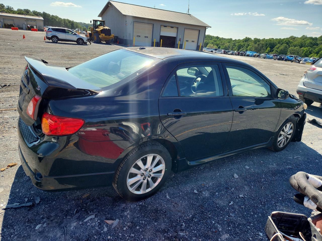 2010 Toyota Corolla S Black vin: 1NXBU4EE6AZ361795