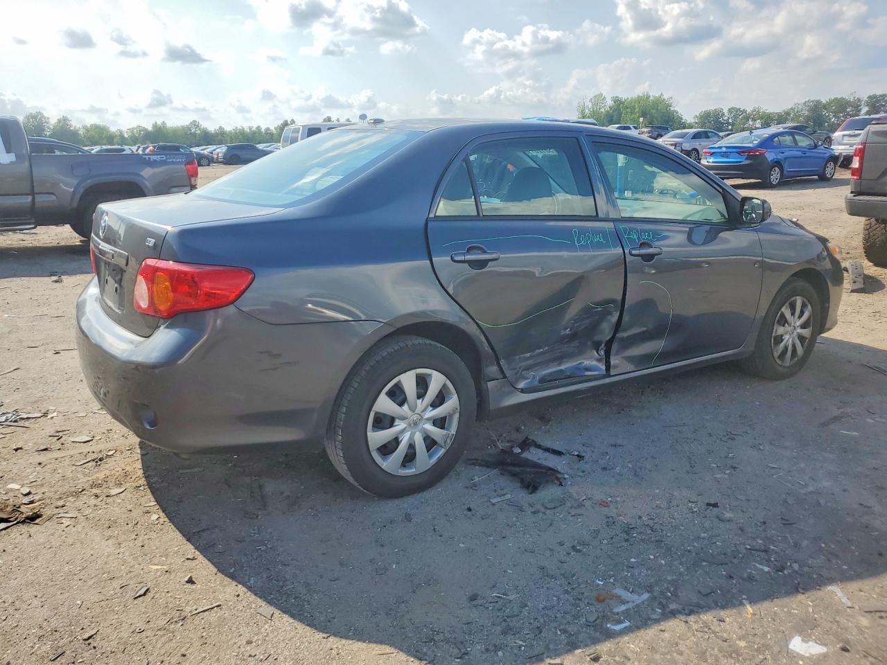 2010 Toyota Corolla Le Gray vin: 1NXBU4EE6AZ362364