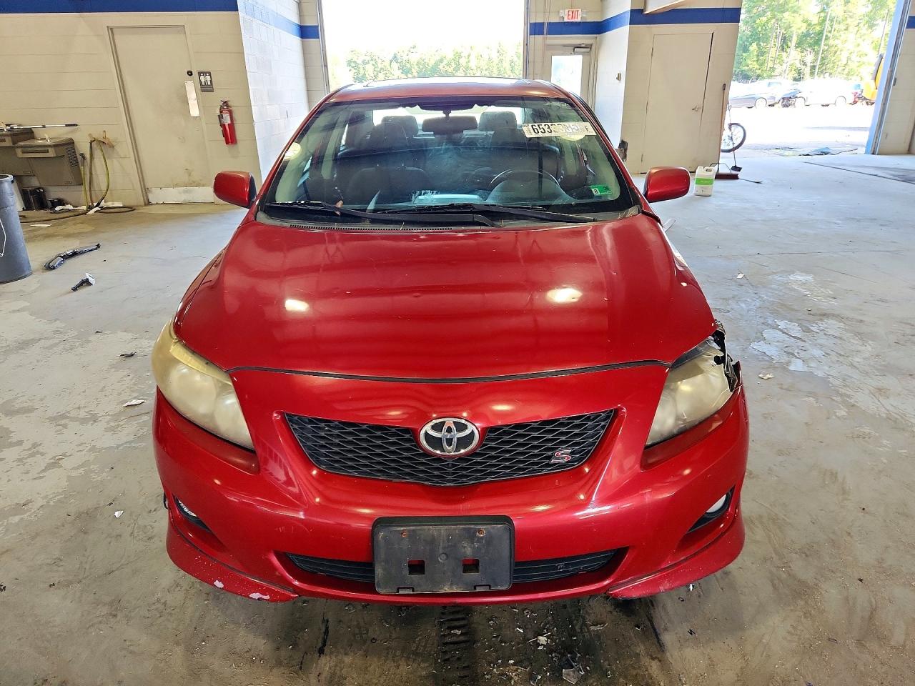 2010 Toyota Corolla S Red vin: 1NXBU4EE6AZ374336