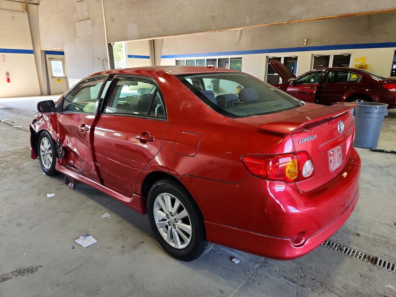 2010 Toyota Corolla S Red vin: 1NXBU4EE6AZ374336