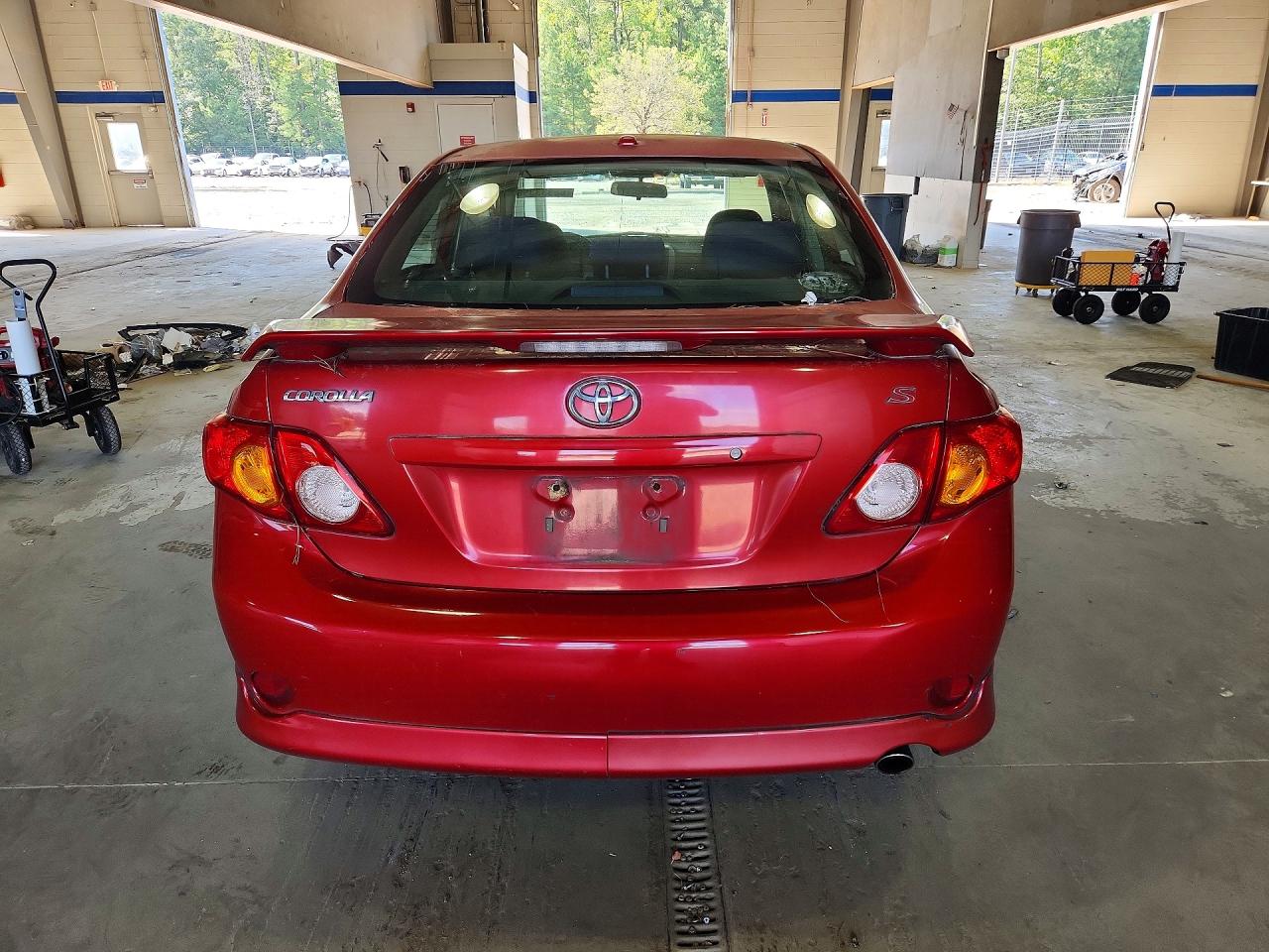 2010 Toyota Corolla S Red vin: 1NXBU4EE6AZ374336