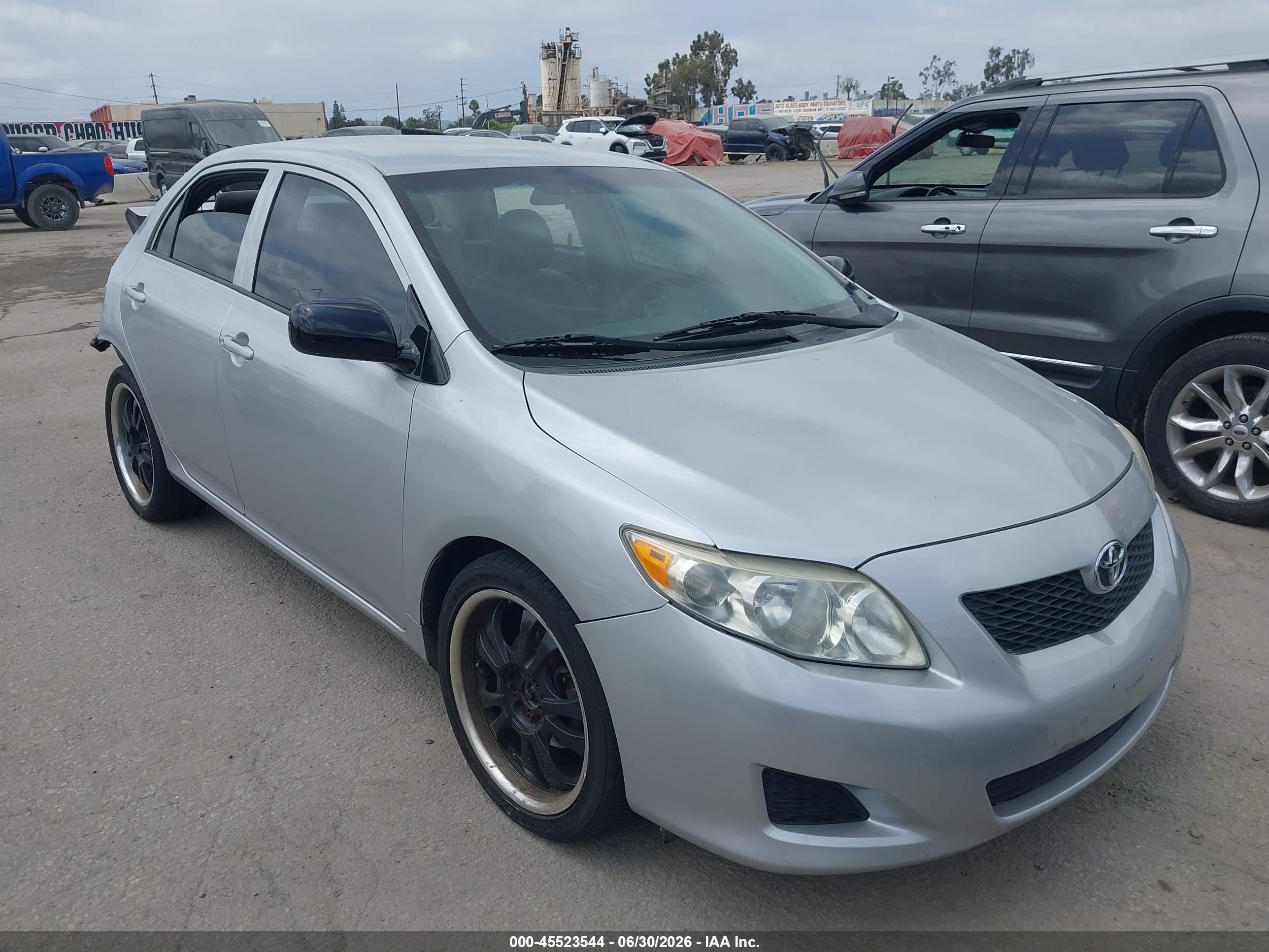 2010 Toyota Corolla Le Gray vin: 1NXBU4EE7AZ174825