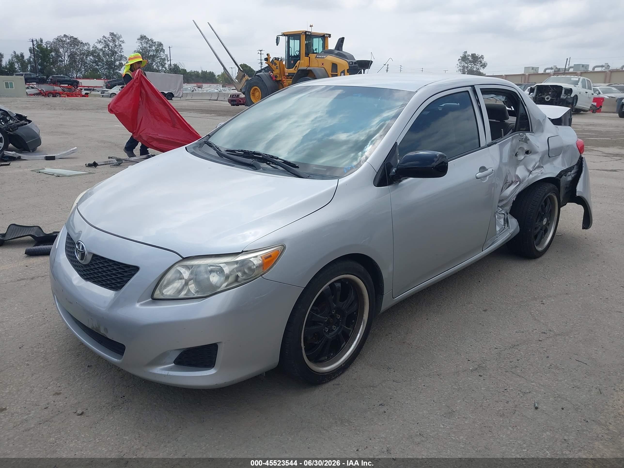 2010 Toyota Corolla Le Gray vin: 1NXBU4EE7AZ174825
