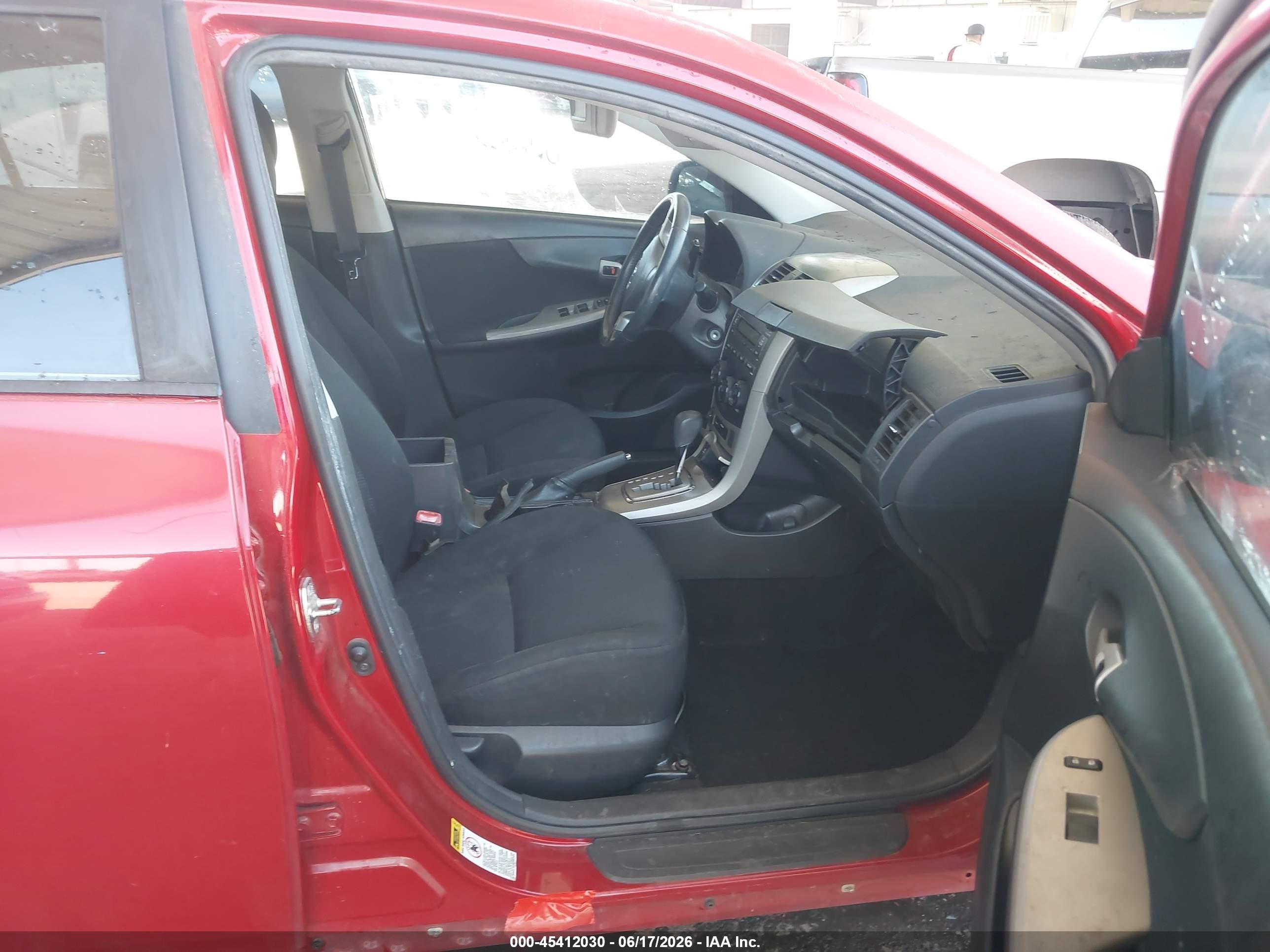2010 Toyota Corolla S Red vin: 1NXBU4EE7AZ179054