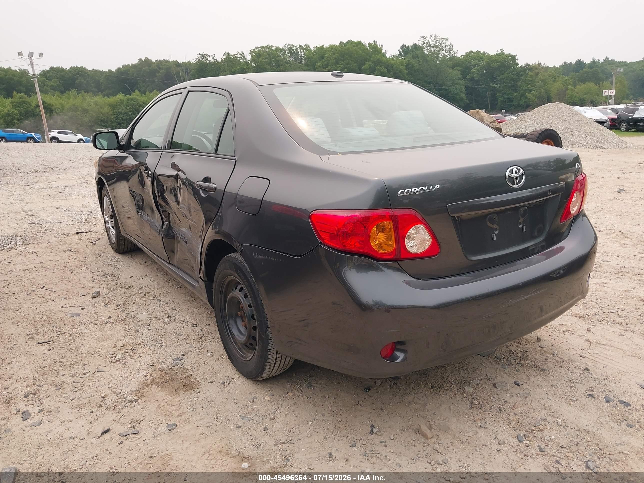 2010 Toyota Corolla Le Gray vin: 1NXBU4EE7AZ187137