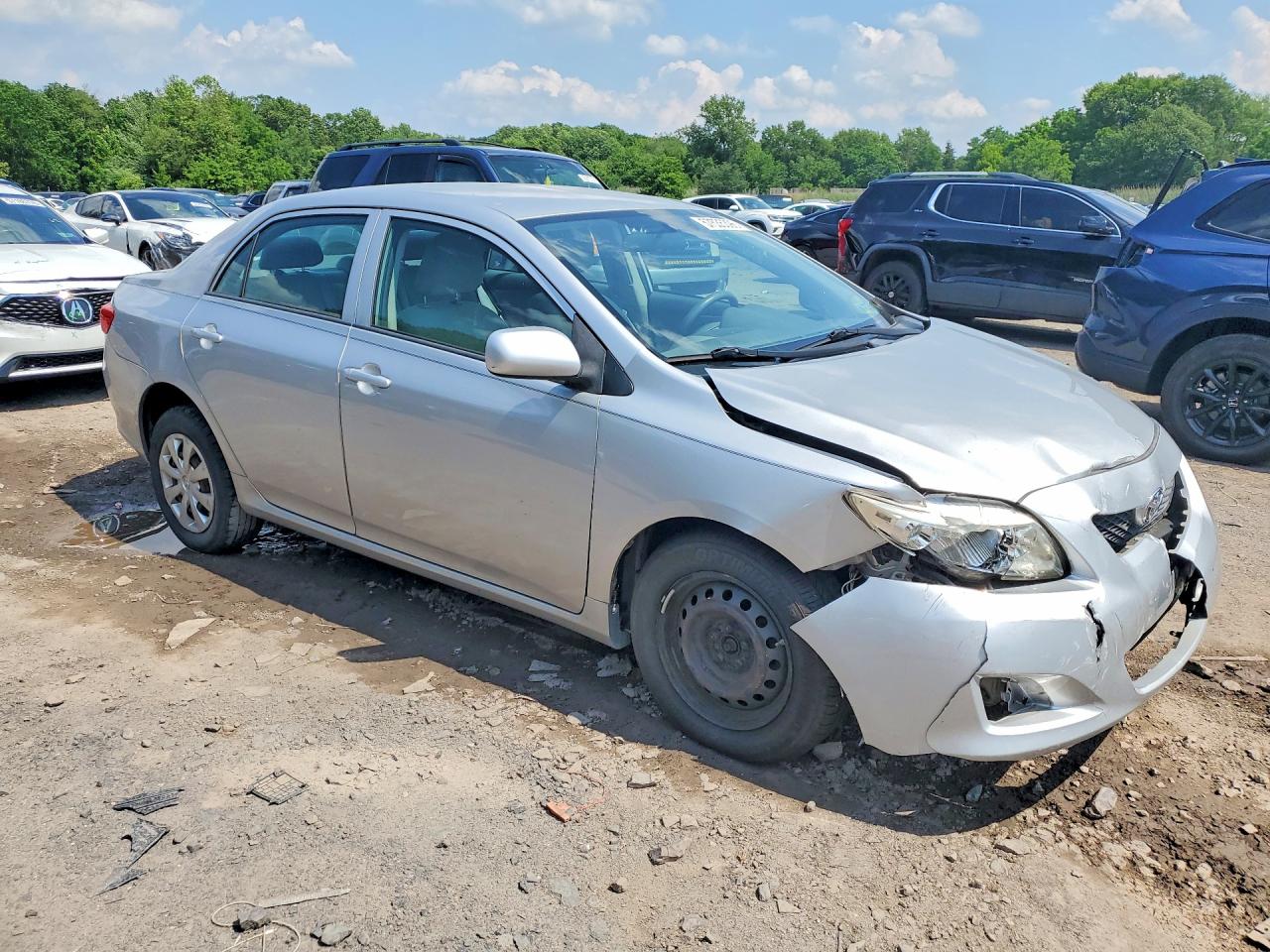 2010 Toyota Corolla Le Silver vin: 1NXBU4EE7AZ197036