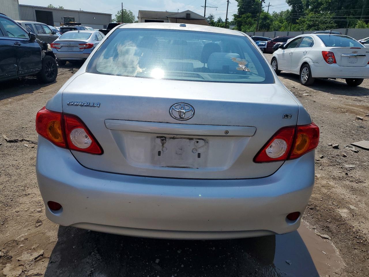 2010 Toyota Corolla Le Silver vin: 1NXBU4EE7AZ197036
