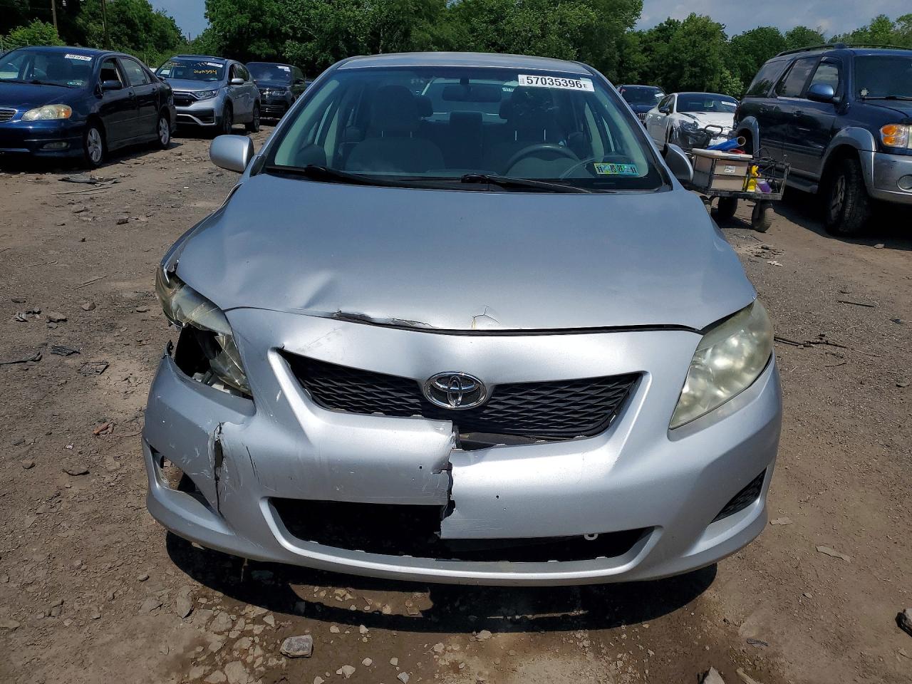 2010 Toyota Corolla Le Silver vin: 1NXBU4EE7AZ197036