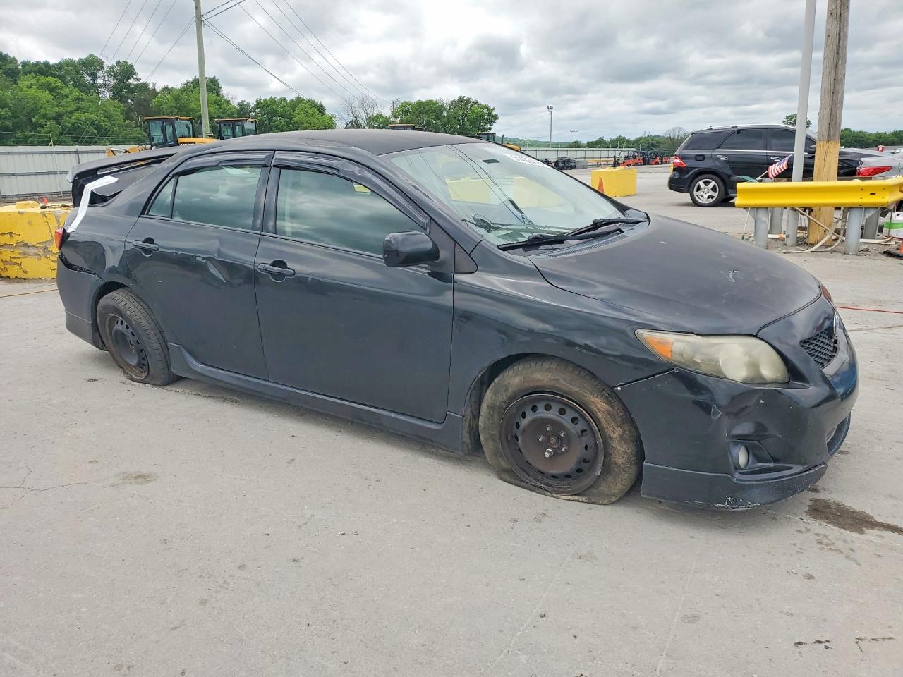 2010 Toyota Corolla Black vin: 1NXBU4EE7AZ207094