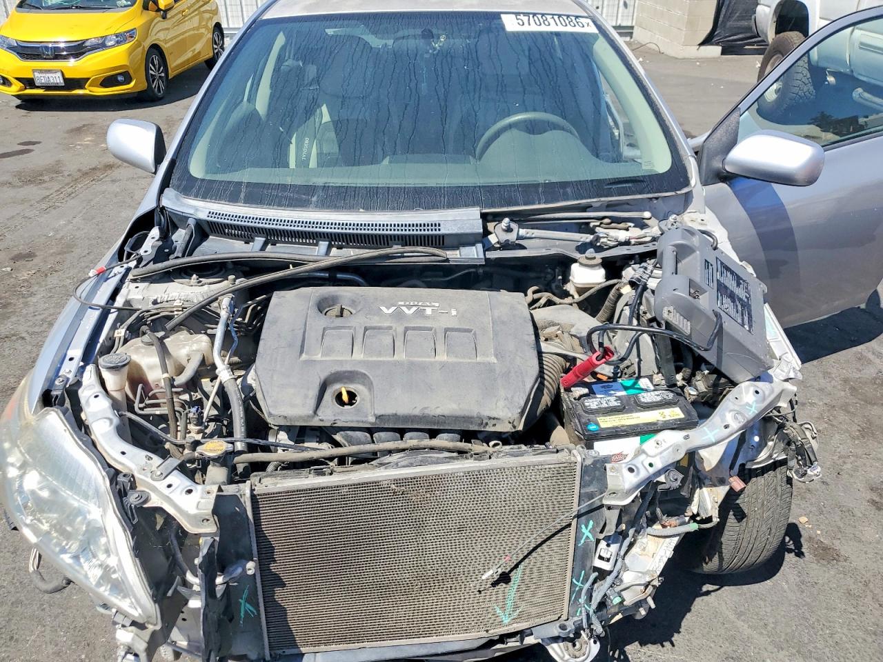 2010 Toyota Corolla Le Silver vin: 1NXBU4EE7AZ214501