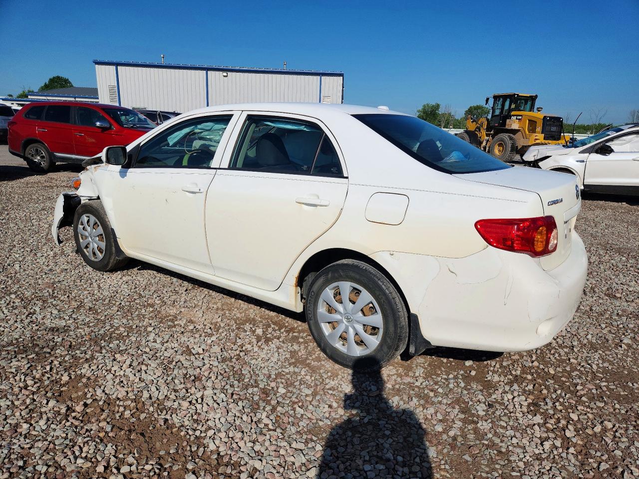 2010 Toyota Corolla Le White vin: 1NXBU4EE7AZ218872