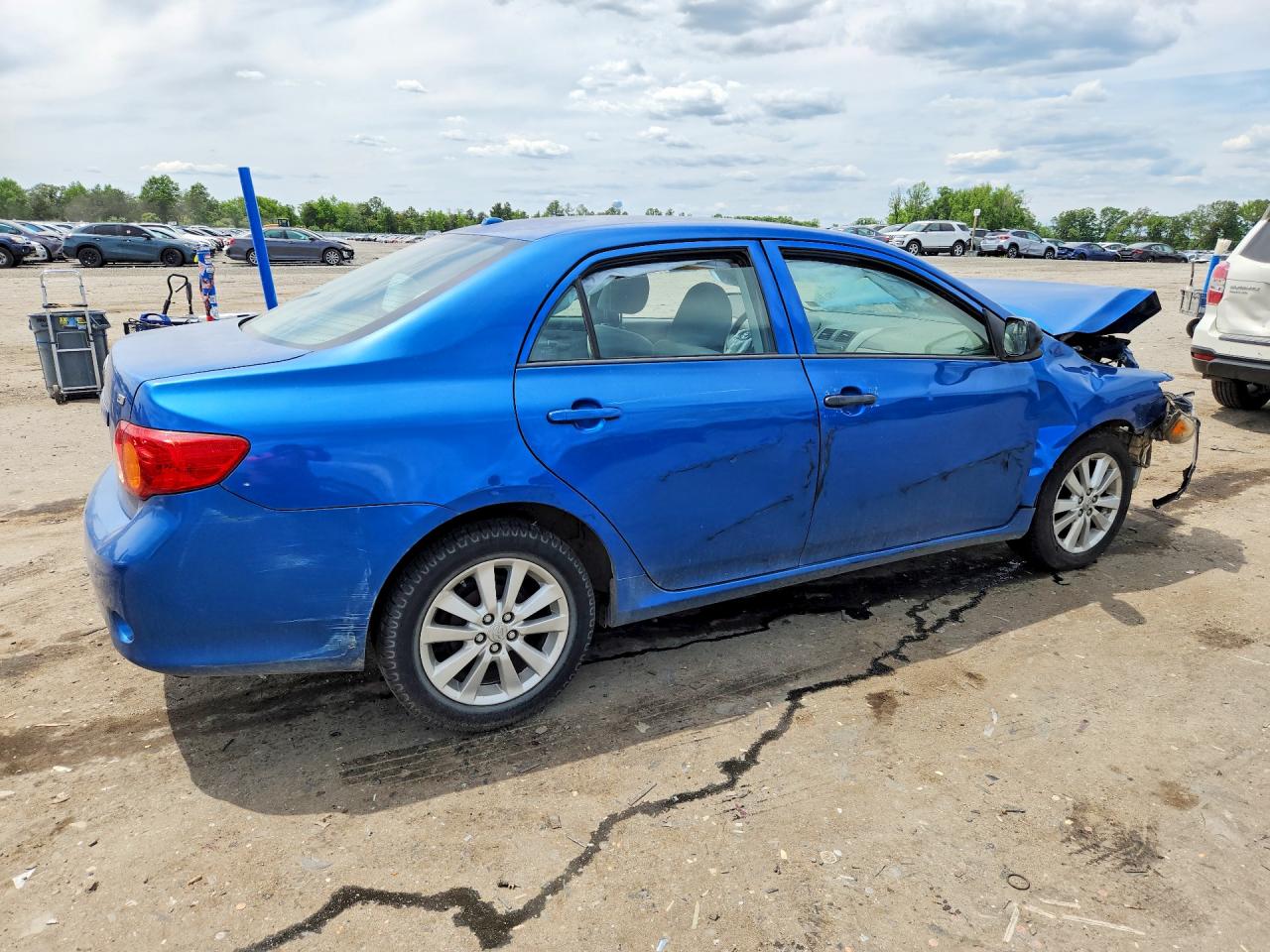 2010 Toyota Corolla Le Blue vin: 1NXBU4EE7AZ235736