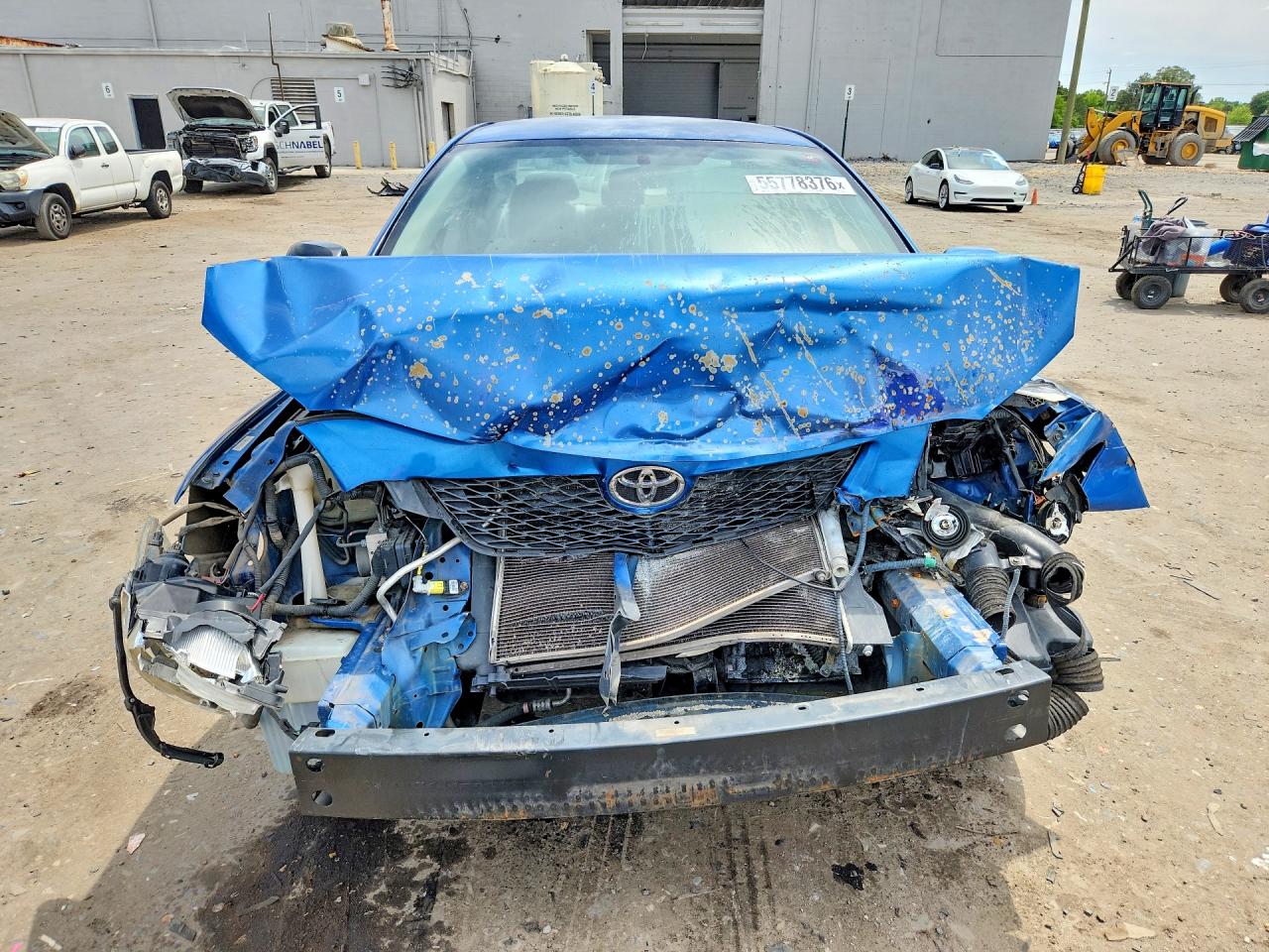 2010 Toyota Corolla Le Blue vin: 1NXBU4EE7AZ235736