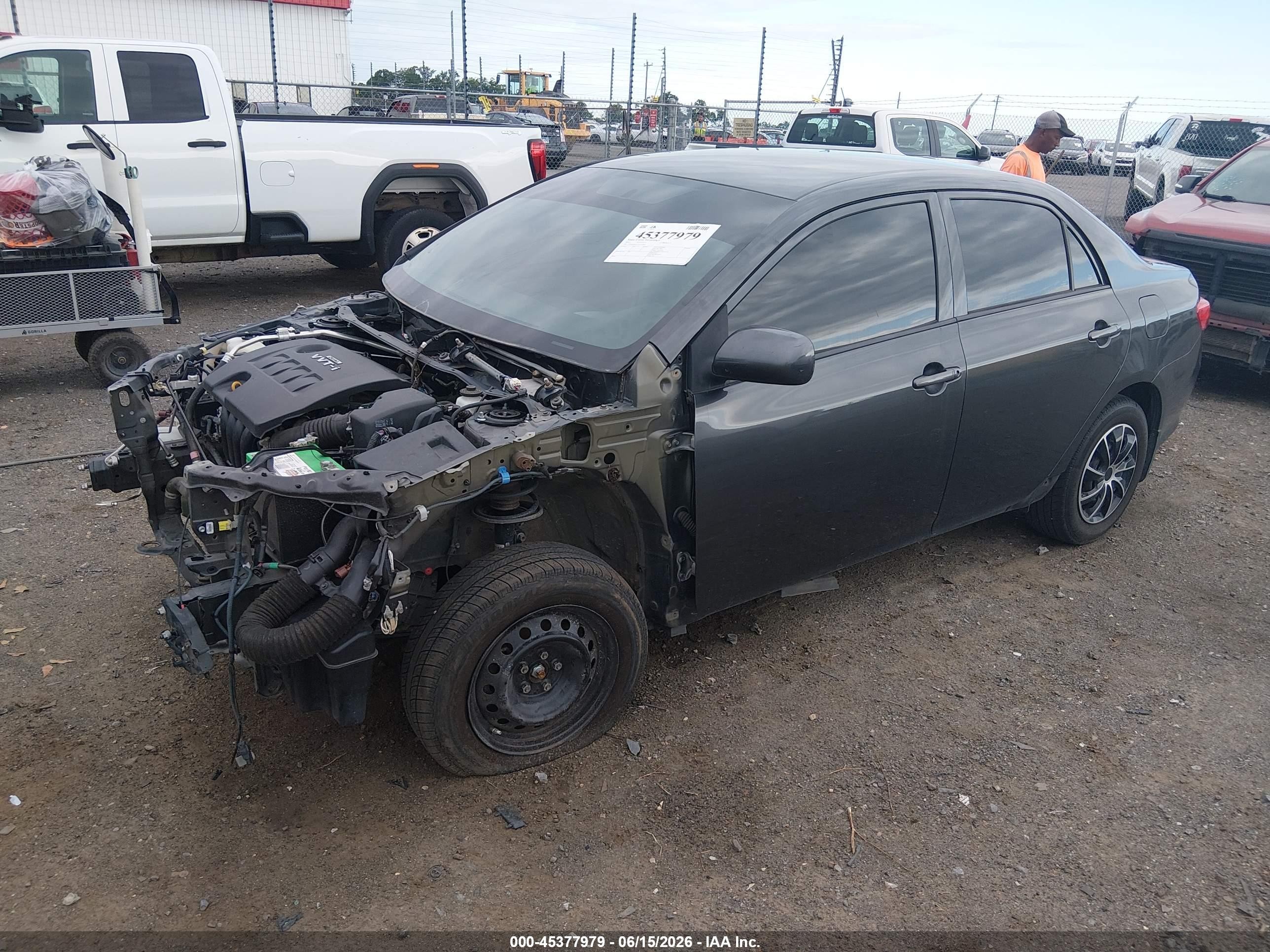 2010 Toyota Corolla Le Gray vin: 1NXBU4EE7AZ245649