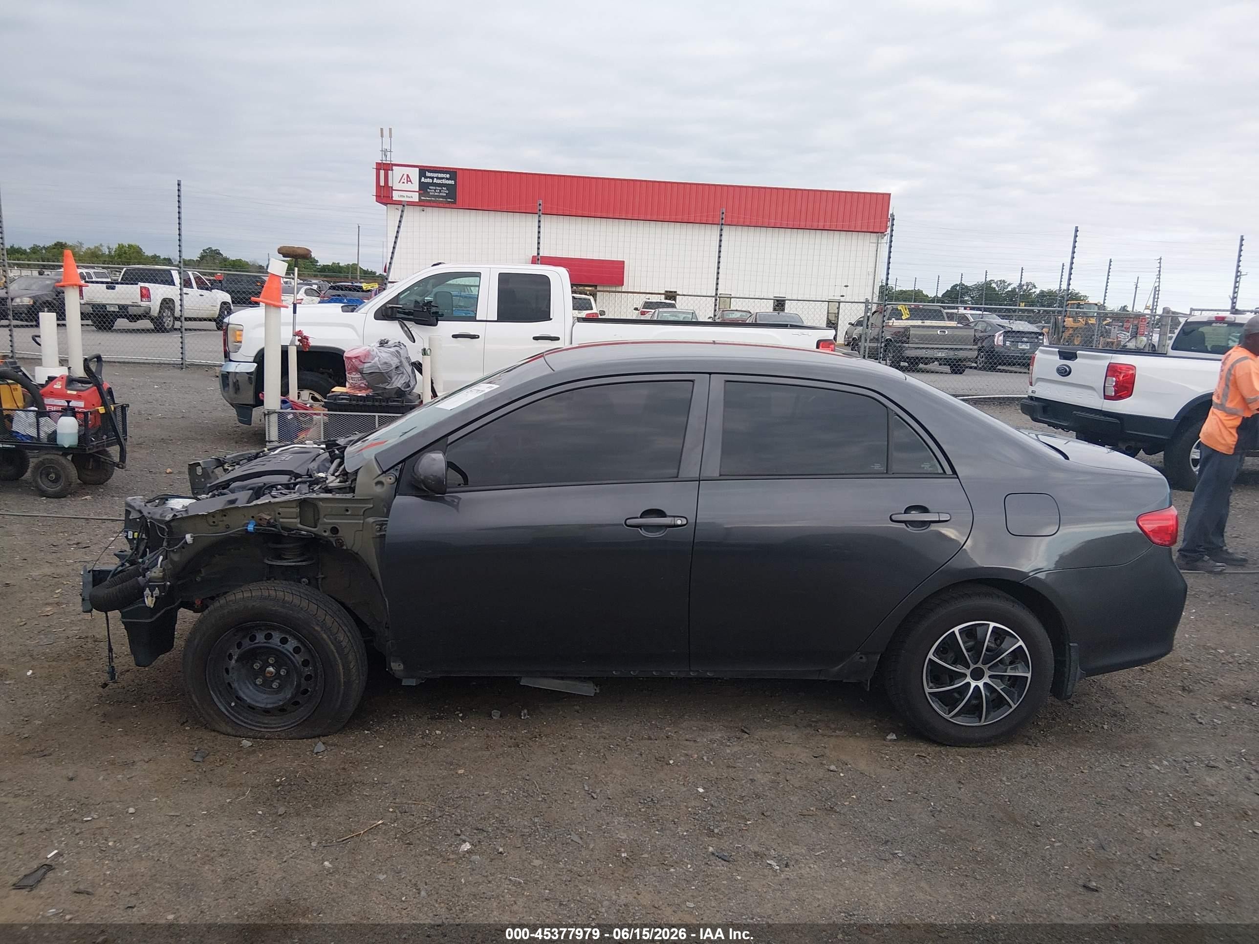 2010 Toyota Corolla Le Gray vin: 1NXBU4EE7AZ245649