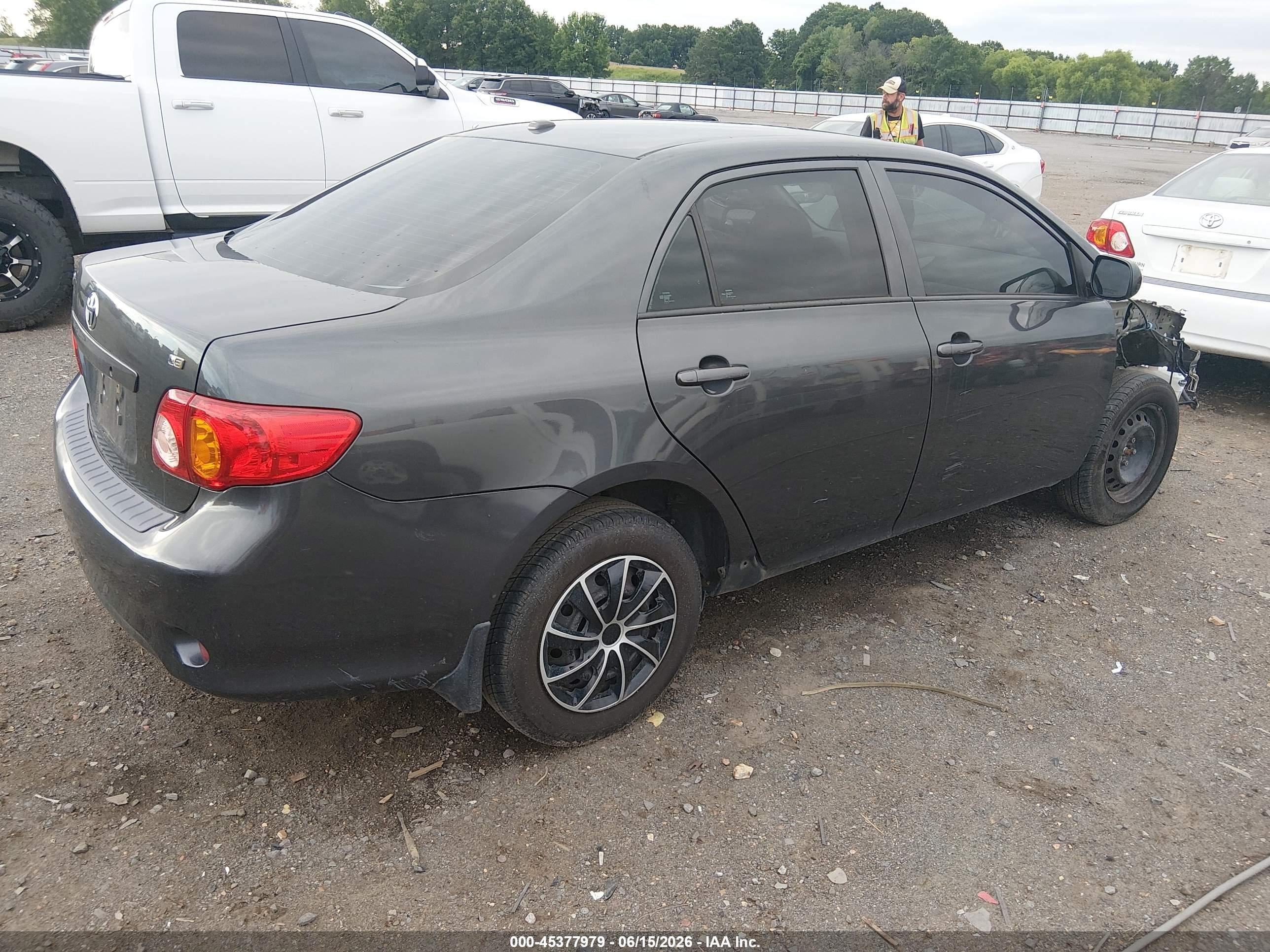 2010 Toyota Corolla Le Gray vin: 1NXBU4EE7AZ245649