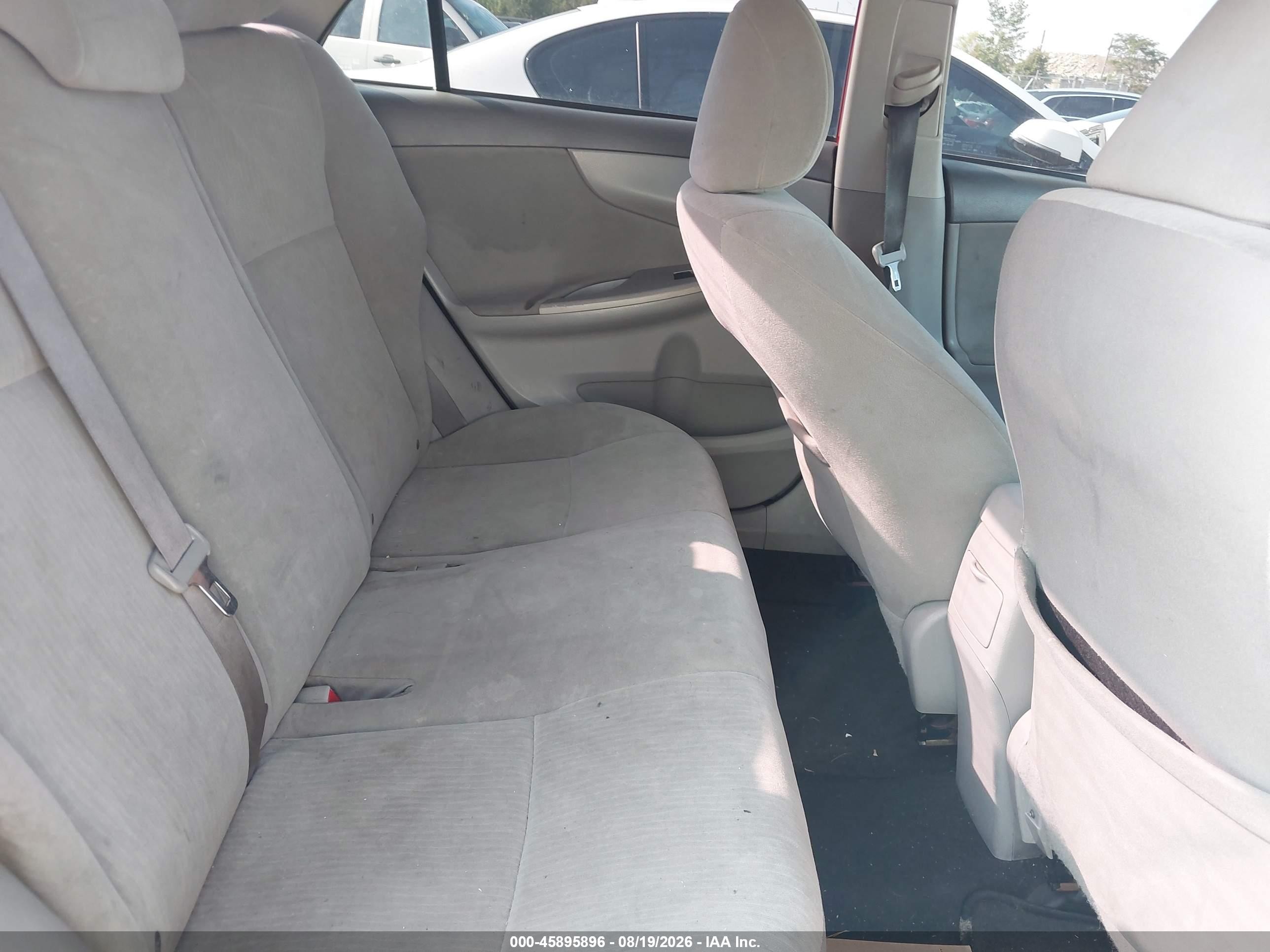 2010 Toyota Corolla Le Красный vin: 1NXBU4EE7AZ251564