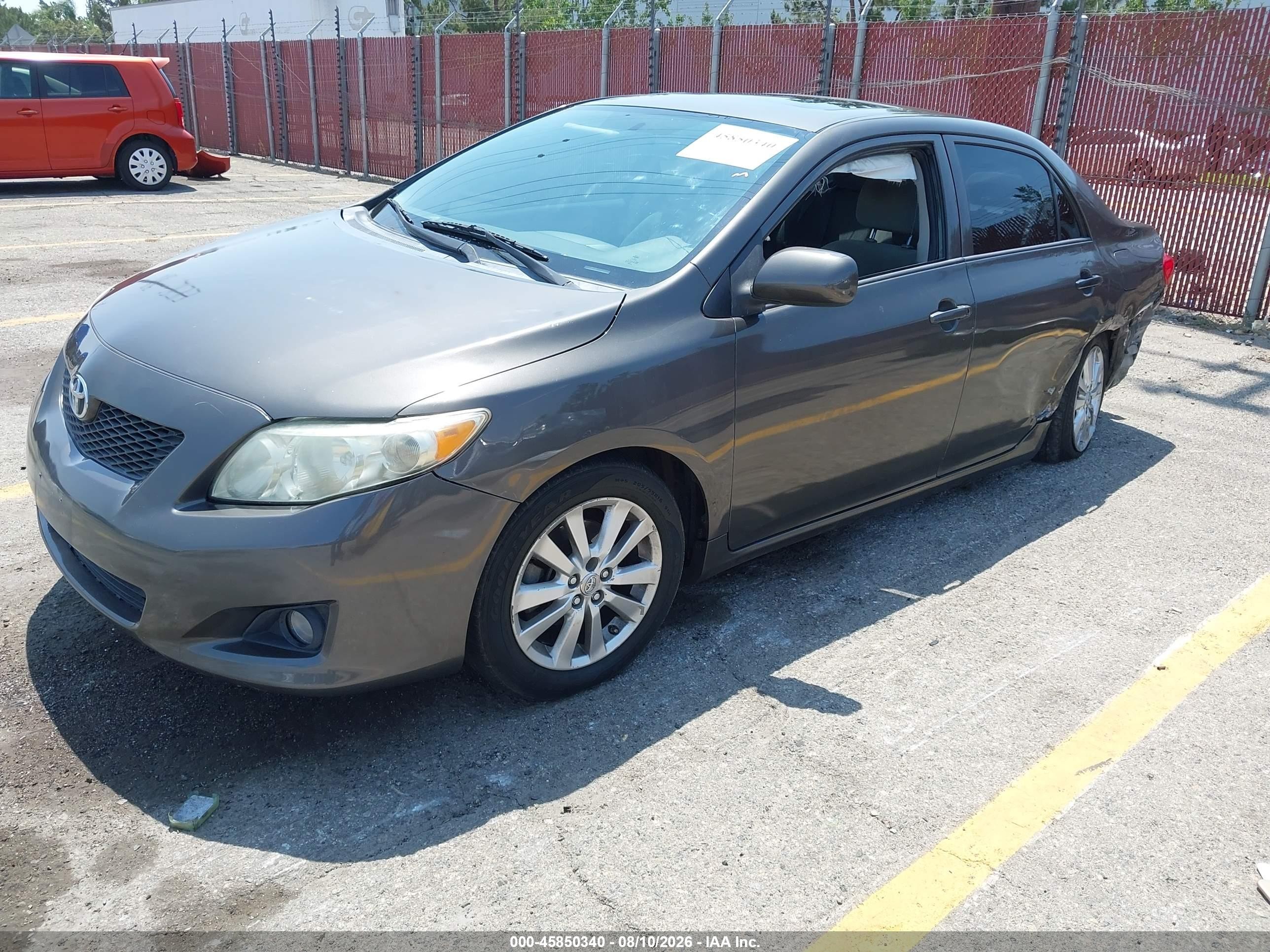 2010 Toyota Corolla Le Brown vin: 1NXBU4EE7AZ264735