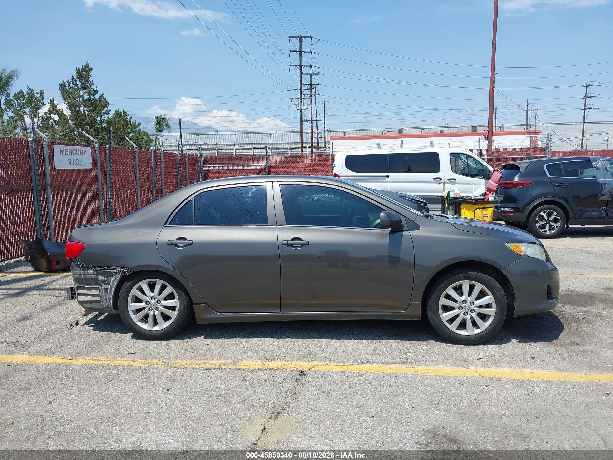 2010 Toyota Corolla Le Brown vin: 1NXBU4EE7AZ264735