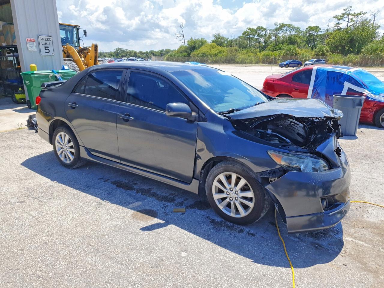 2010 Toyota Corolla S Gray vin: 1NXBU4EE7AZ265139