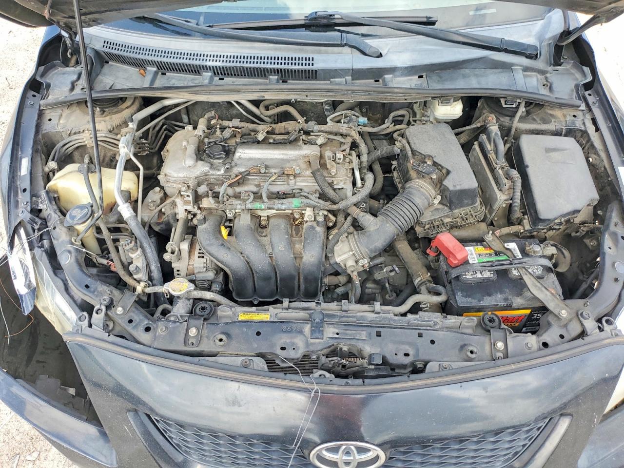 2010 Toyota Corolla Le Черный vin: 1NXBU4EE7AZ278120
