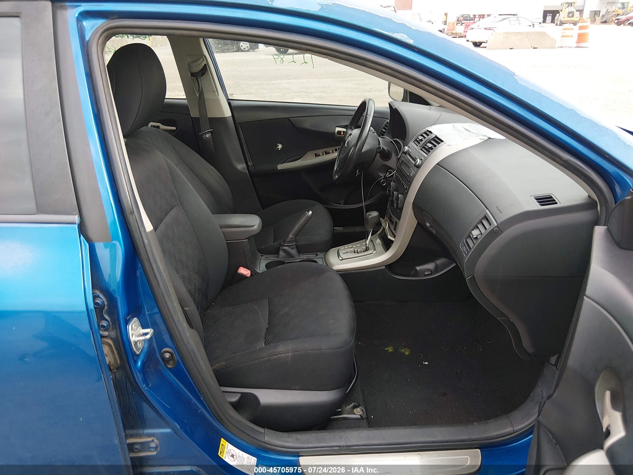 2010 Toyota Corolla S Blue vin: 1NXBU4EE7AZ283012