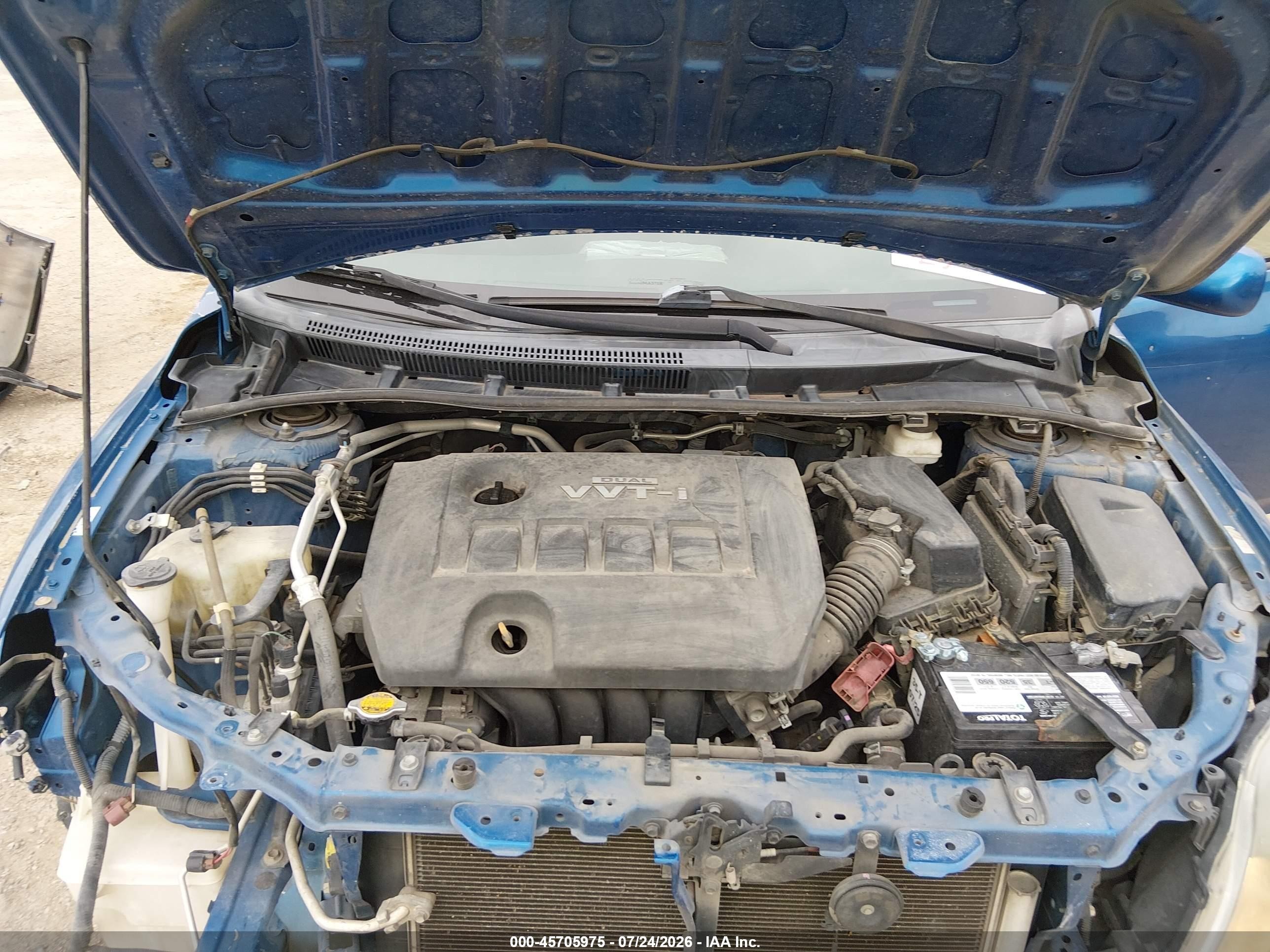 2010 Toyota Corolla S Blue vin: 1NXBU4EE7AZ283012