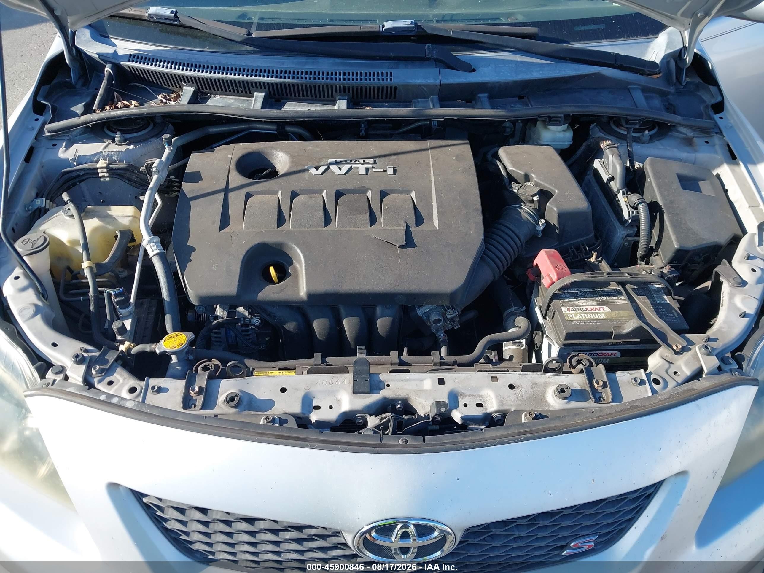 2010 Toyota Corolla S Серебряный vin: 1NXBU4EE7AZ291823