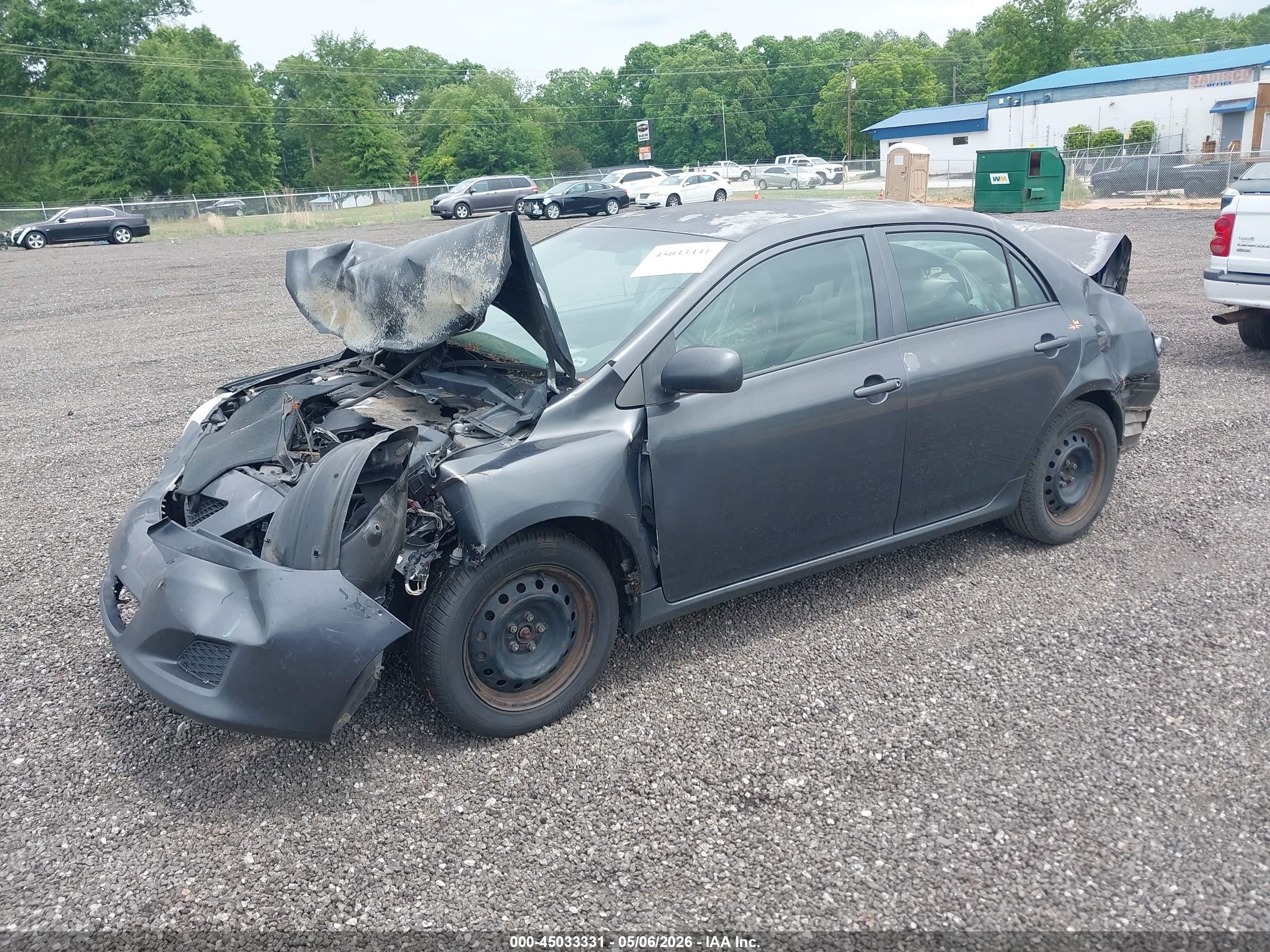 2010 Toyota Corolla Le Blue vin: 1NXBU4EE7AZ303923