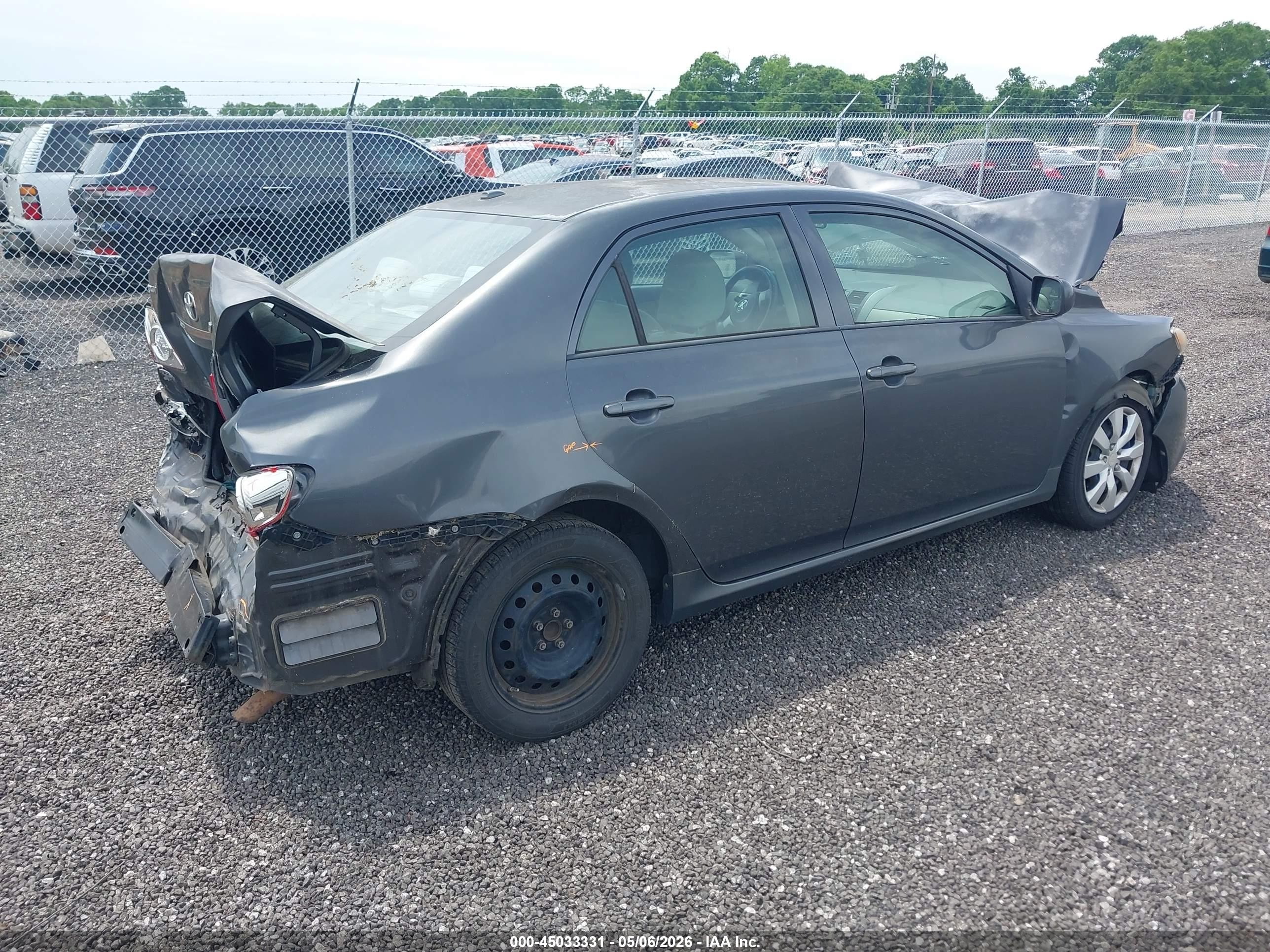 2010 Toyota Corolla Le Blue vin: 1NXBU4EE7AZ303923
