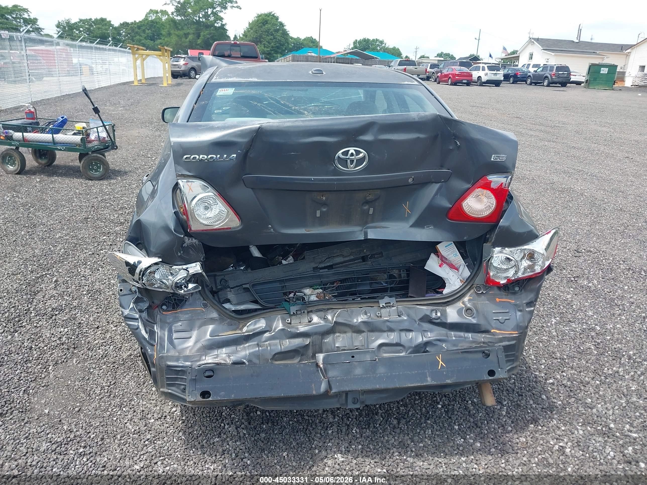 2010 Toyota Corolla Le Blue vin: 1NXBU4EE7AZ303923