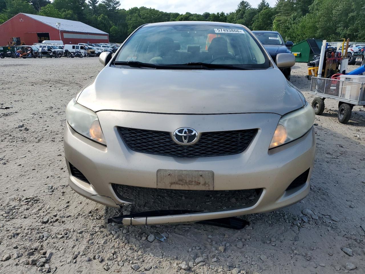 2010 Toyota Corolla Le Beige vin: 1NXBU4EE7AZ313609