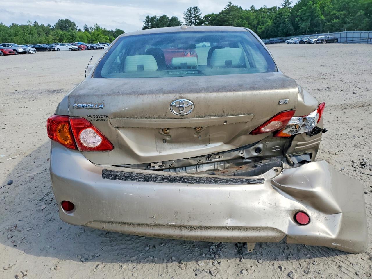 2010 Toyota Corolla Le Beige vin: 1NXBU4EE7AZ313609
